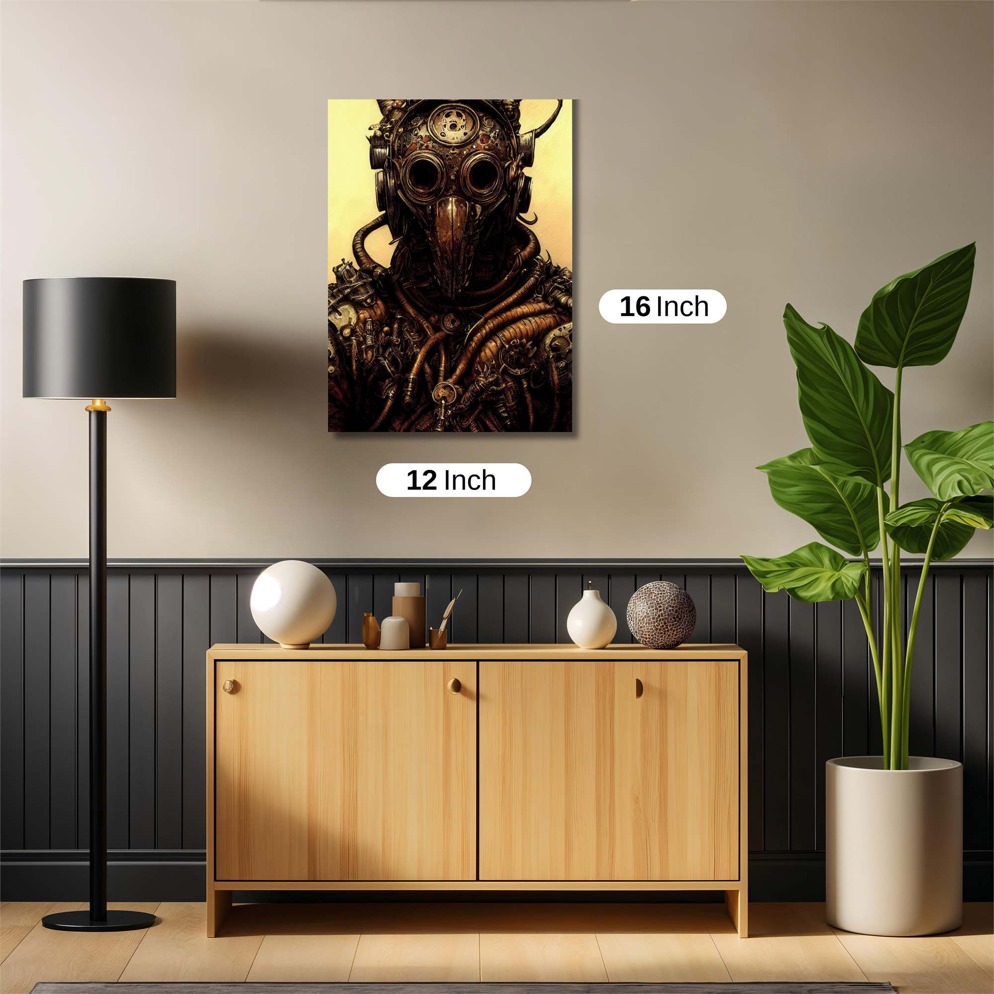 Steampunk Gloom Safe Wall Magnetic / M