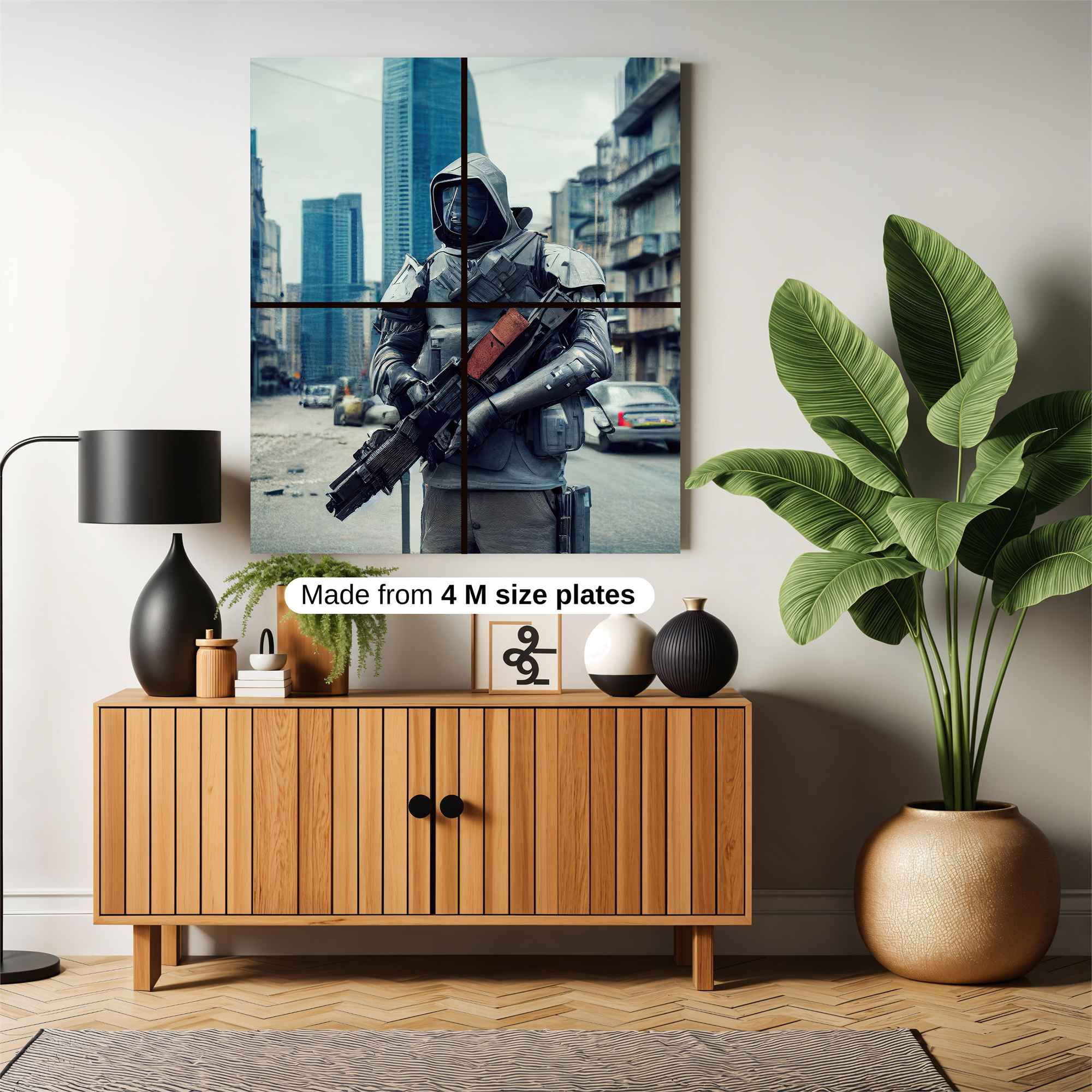 Cyberpunk Sentinel Safe Wall Magnetic / M