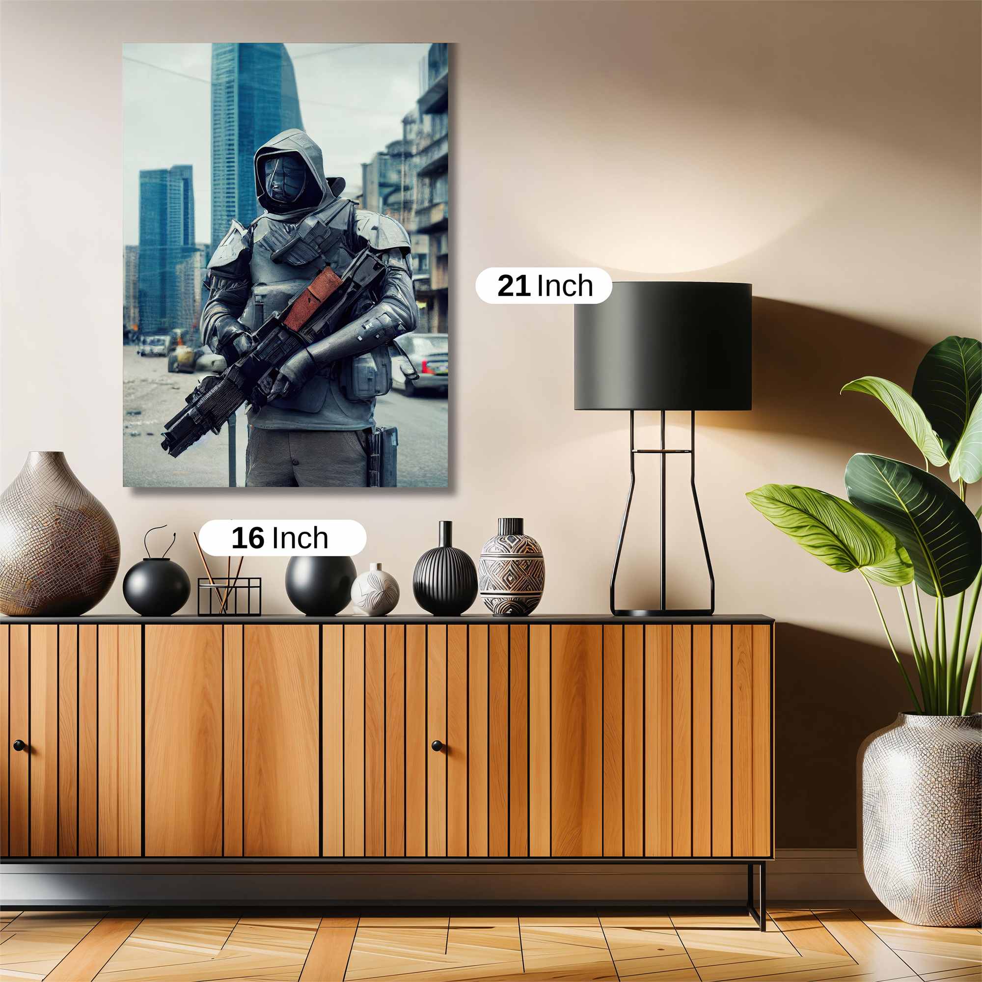 Cyberpunk Sentinel Safe Wall Magnetic / M