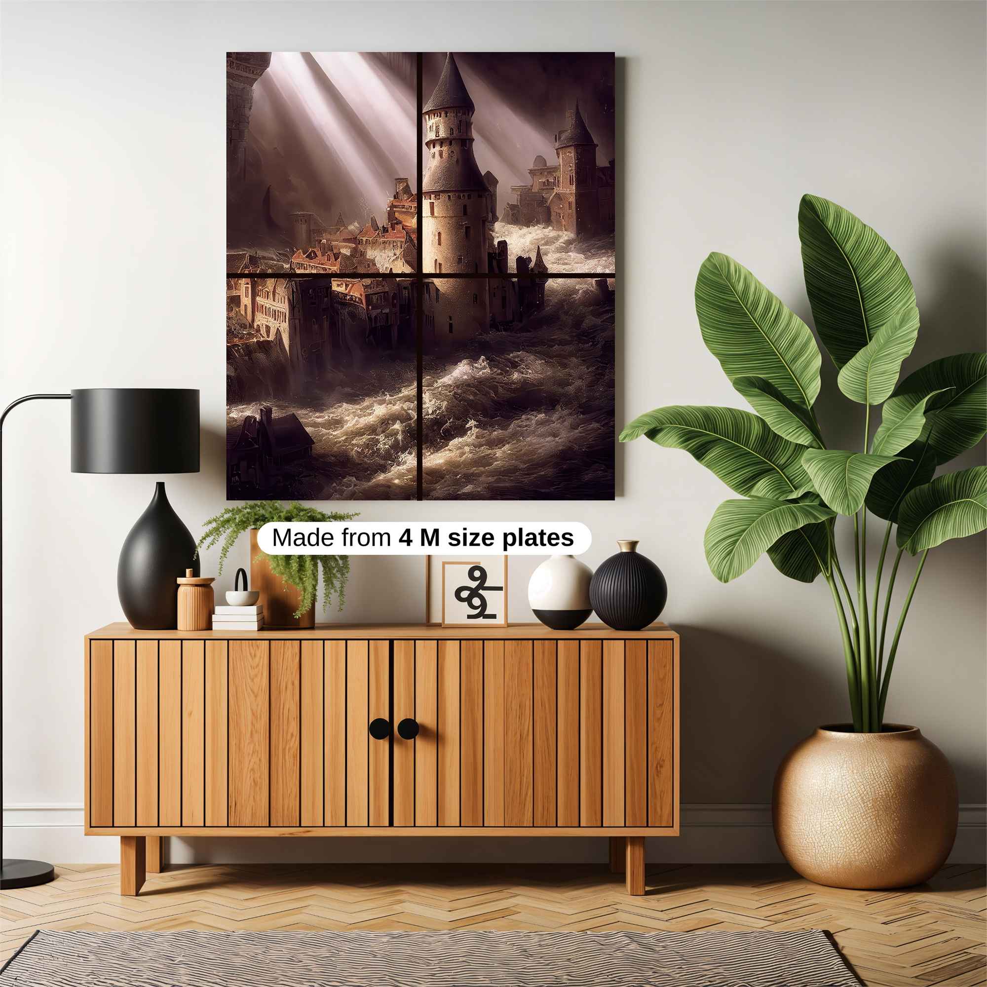 Flooded Fortress Safe Wall Magnetic / M