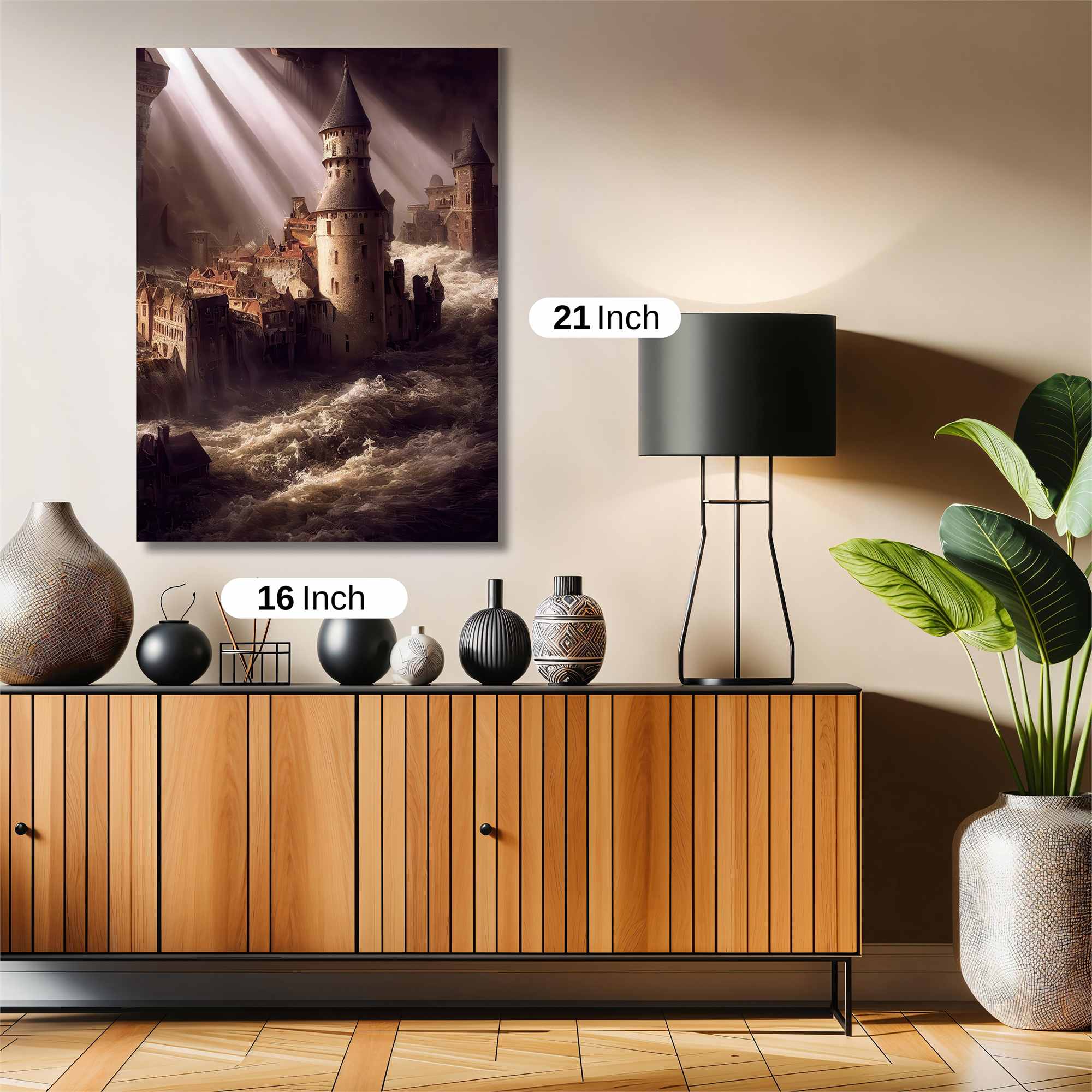 Flooded Fortress Safe Wall Magnetic / M