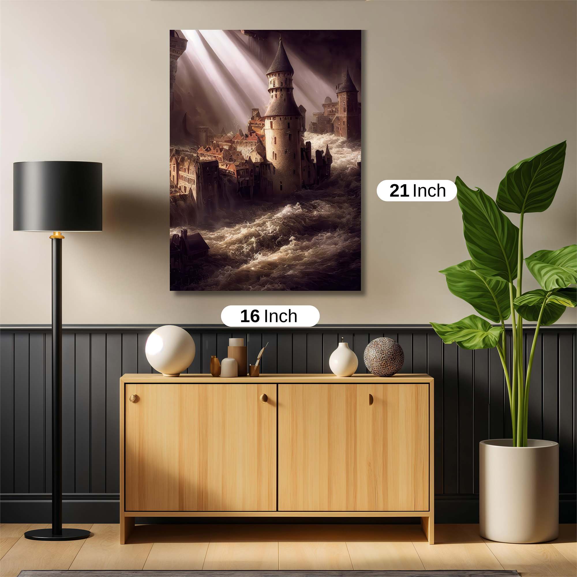 Flooded Fortress Safe Wall Magnetic / M