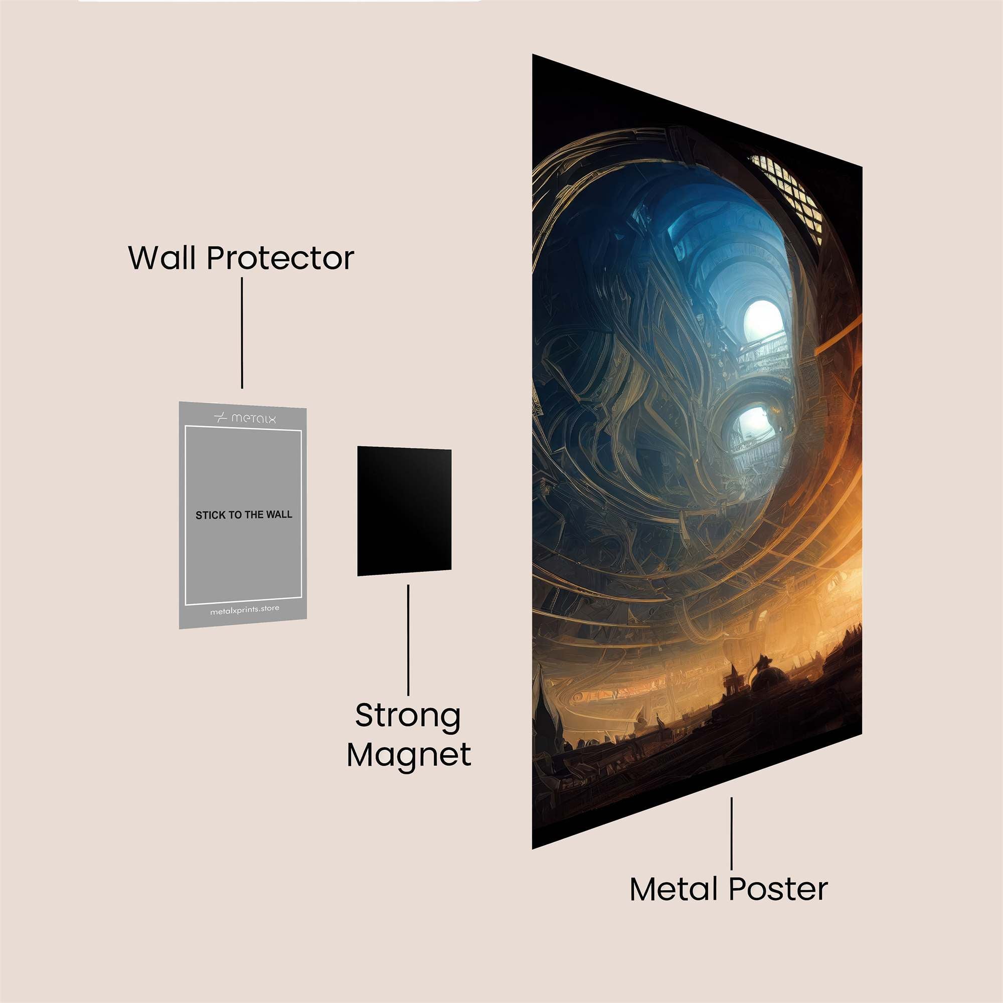 Vortex Serenity Safe Wall Magnetic / M