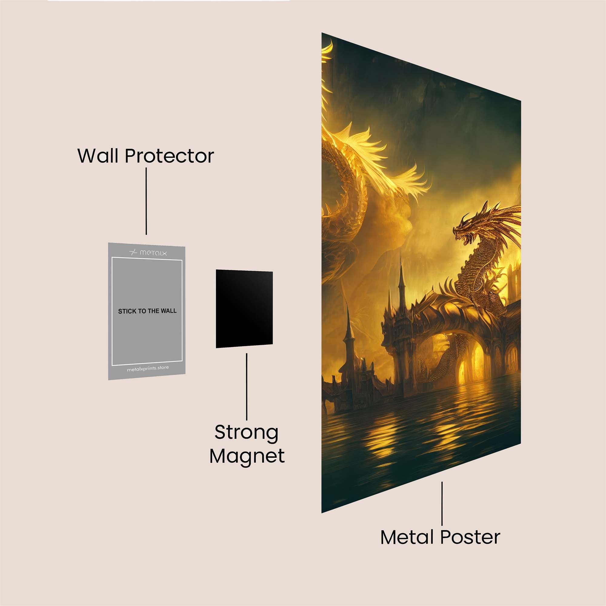 Dragon Majesty Safe Wall Magnetic / M