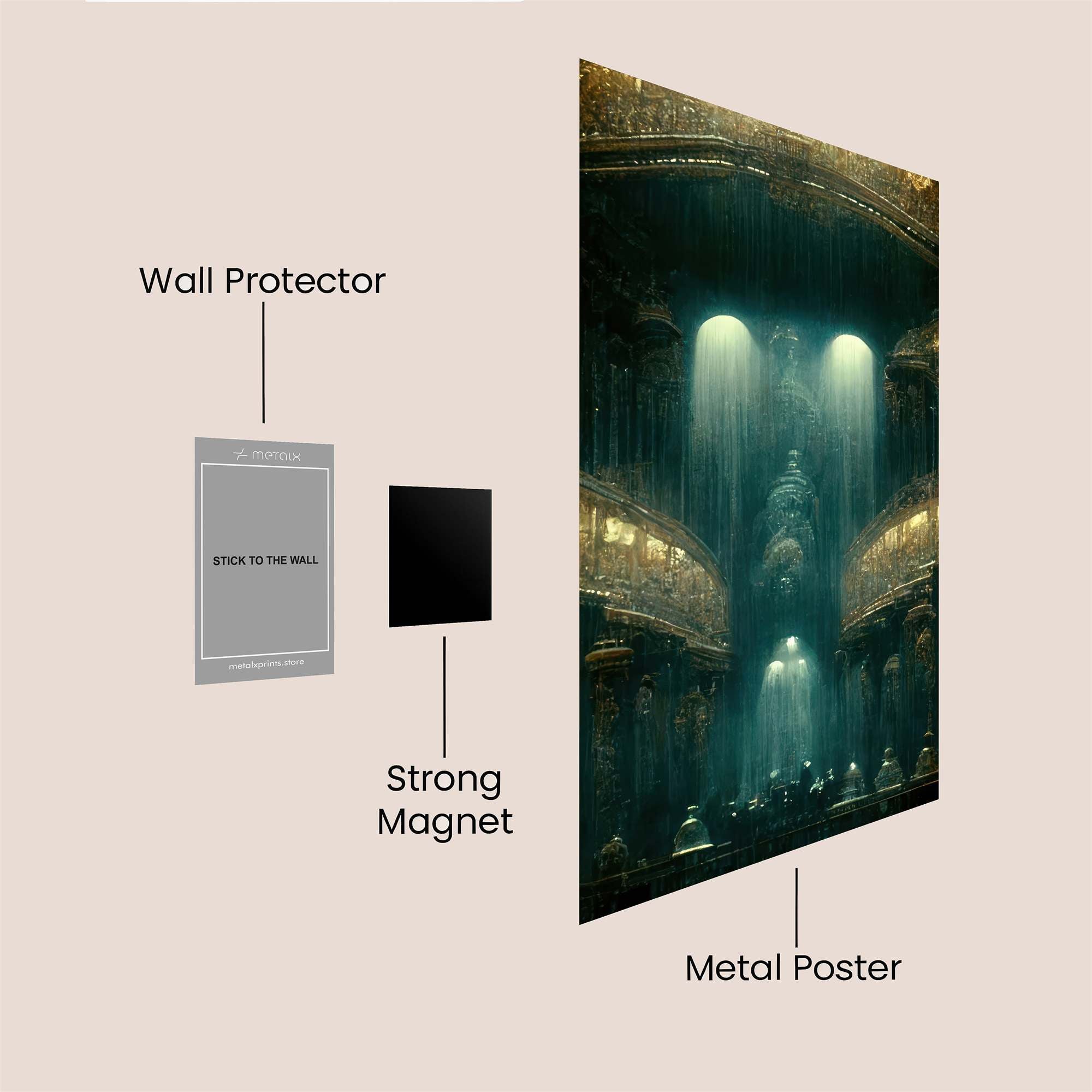 Phantom Enigma Safe Wall Magnetic / M