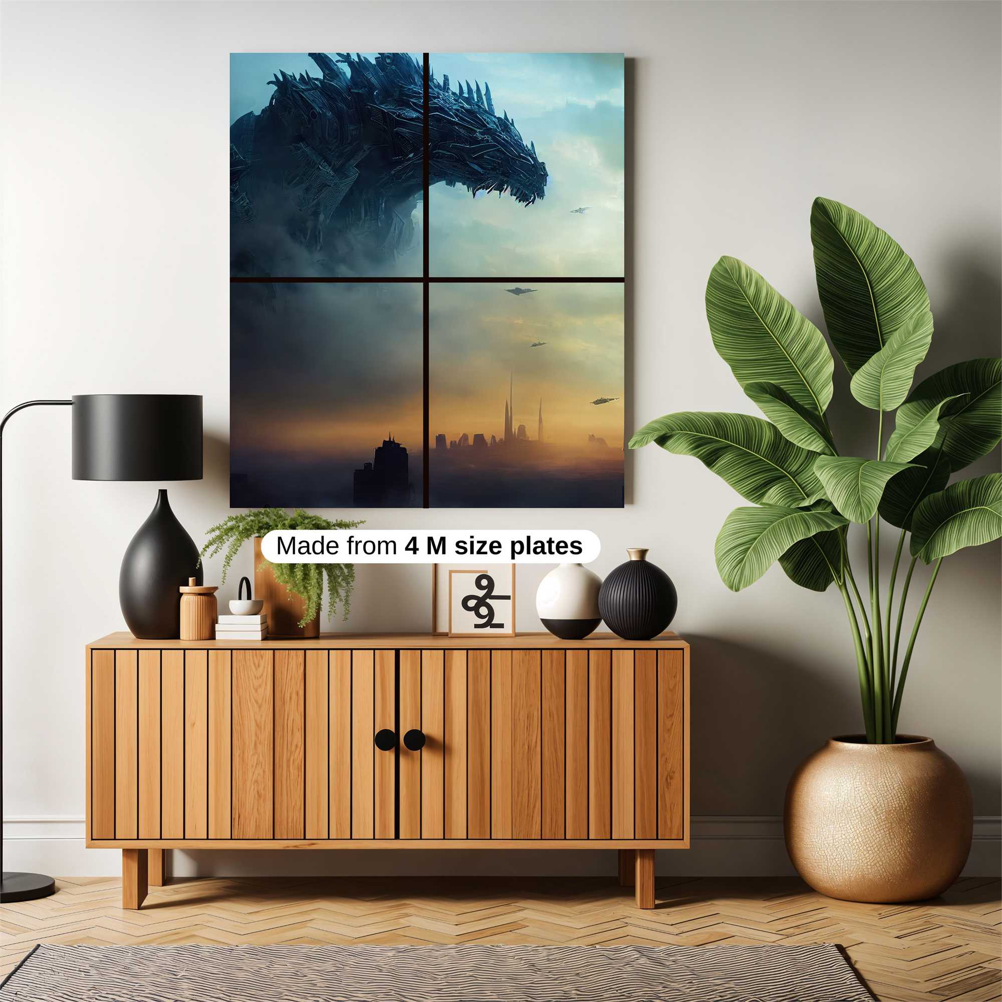 Godzilla Apocalyptic Safe Wall Magnetic / M