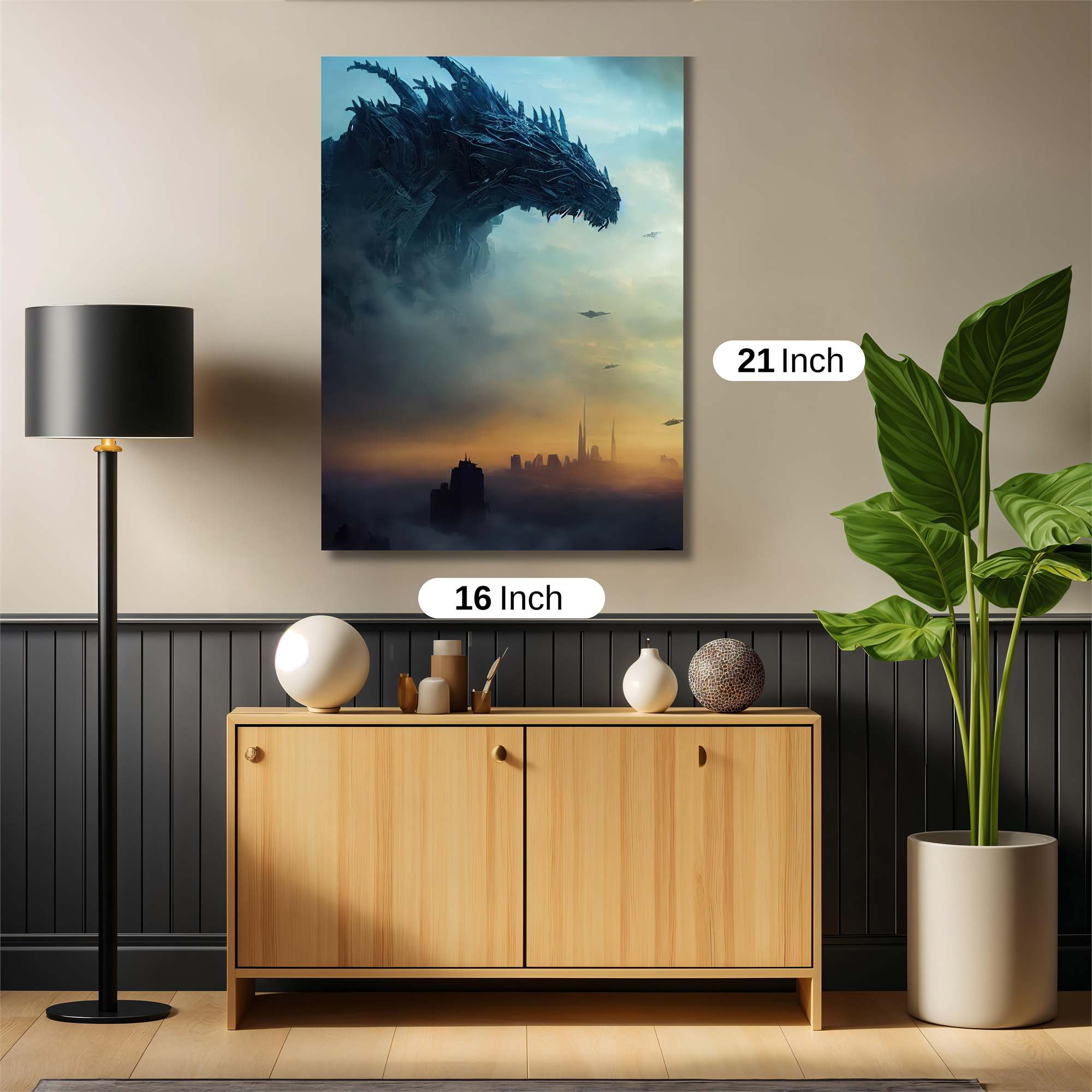 Godzilla Apocalyptic Safe Wall Magnetic / M