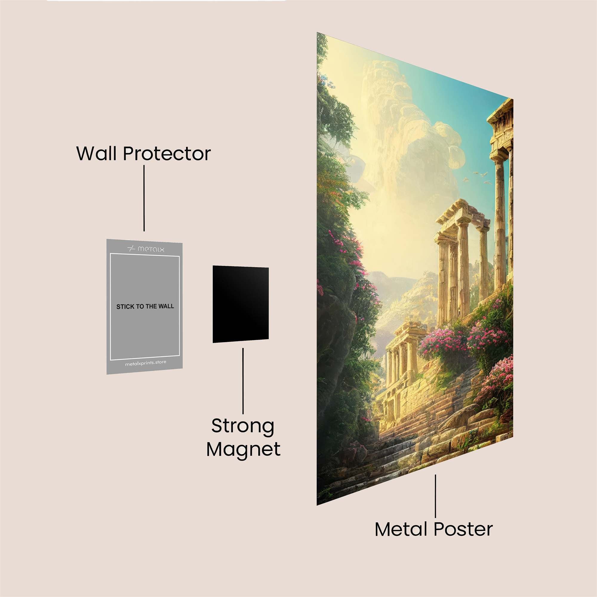 Temple Tranquil Safe Wall Magnetic / M