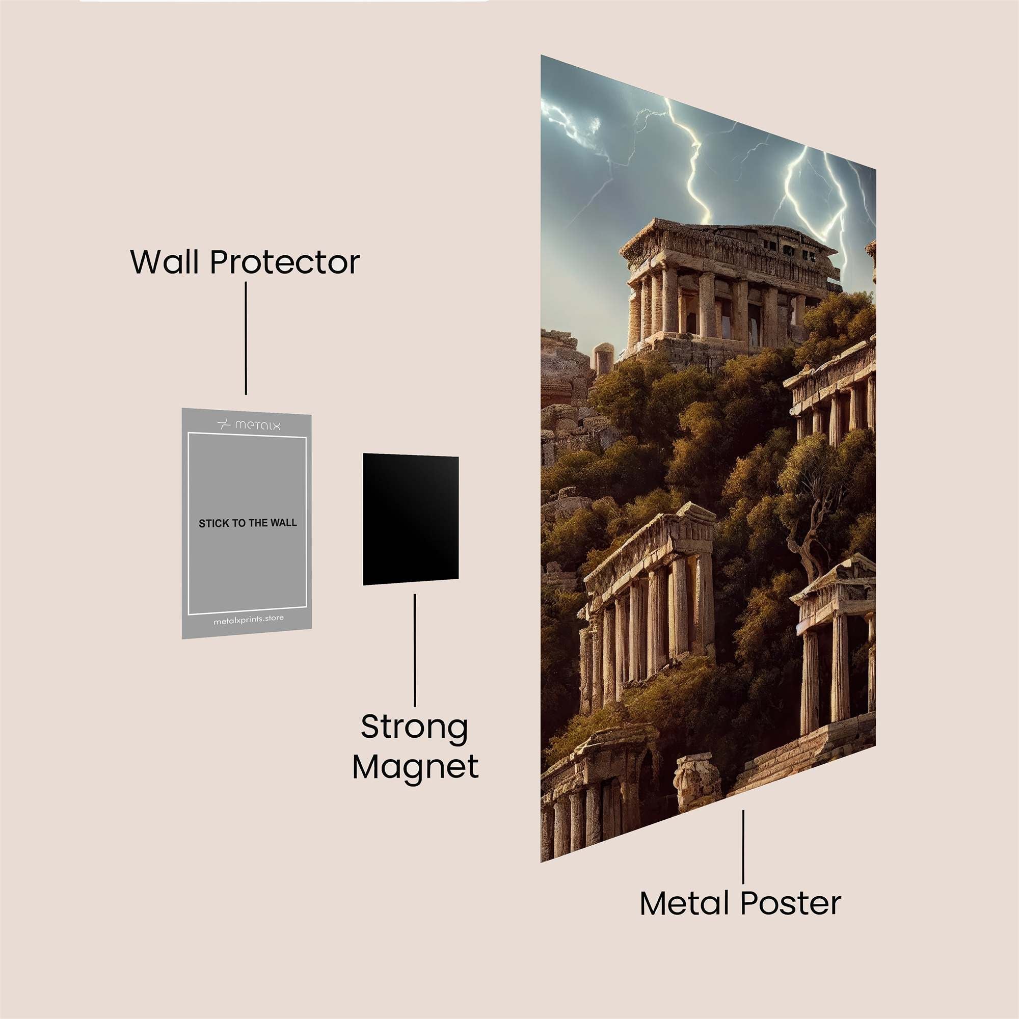 Acropolis Thunderous Safe Wall Magnetic / M