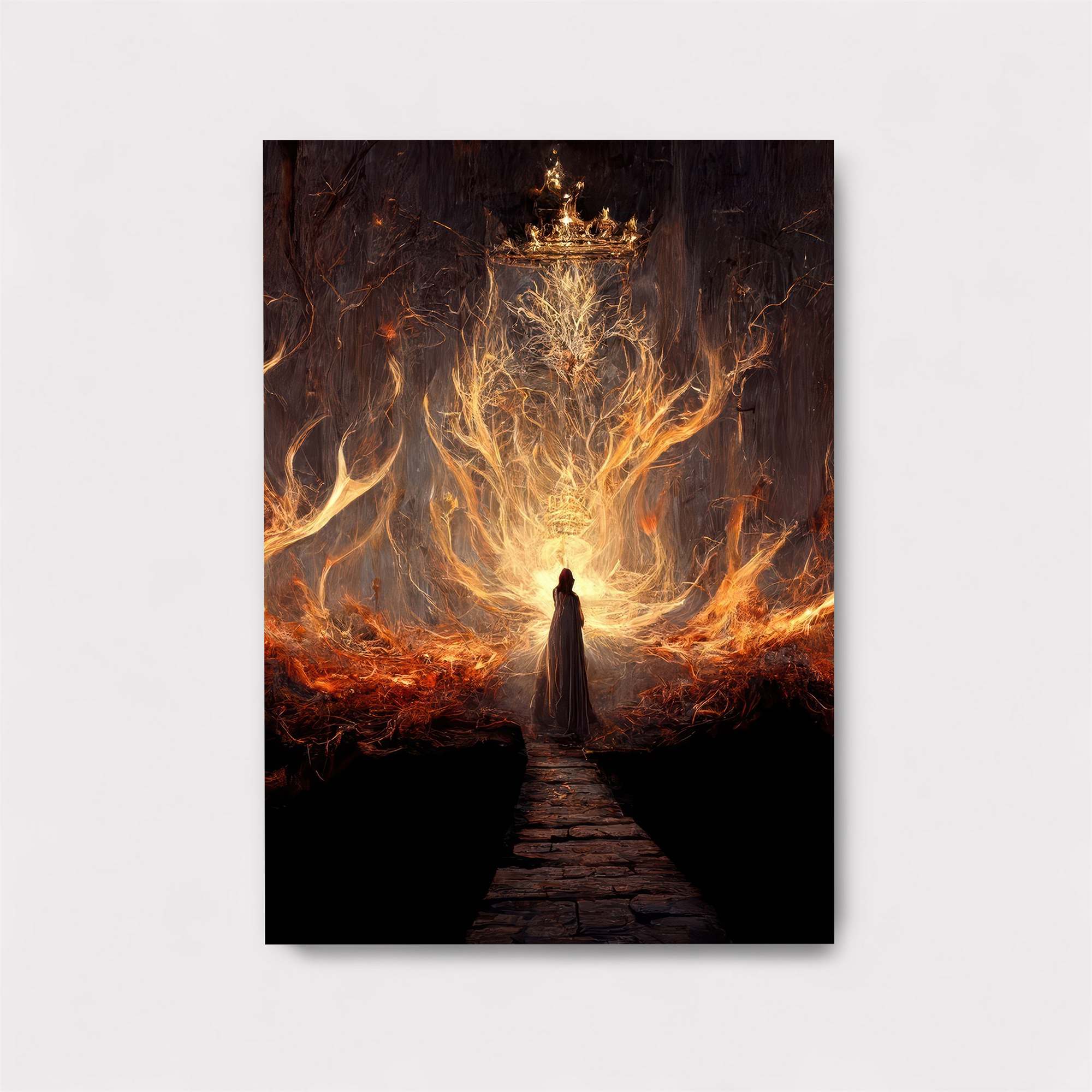Crown Ablaze Safe Wall Magnetic / M