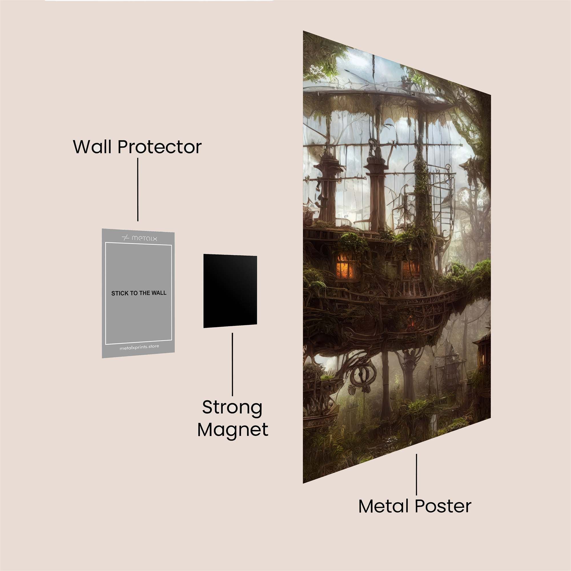 Jungle Serenity Safe Wall Magnetic / M