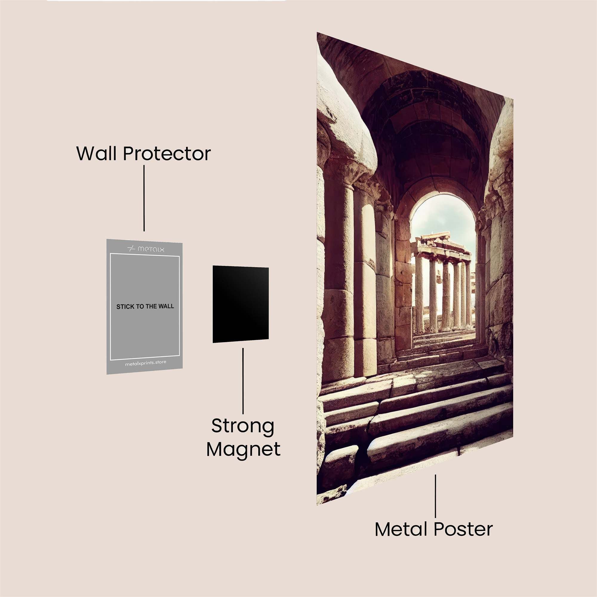 Temple Tranquil Safe Wall Magnetic / M