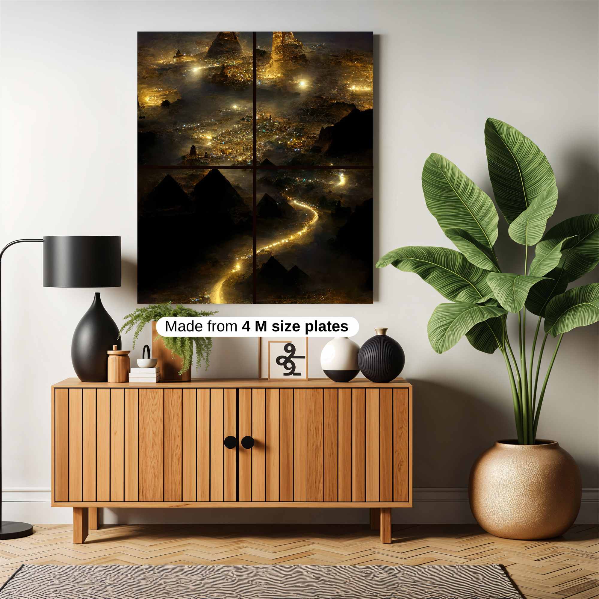 Pyramidic Glow Safe Wall Magnetic / M
