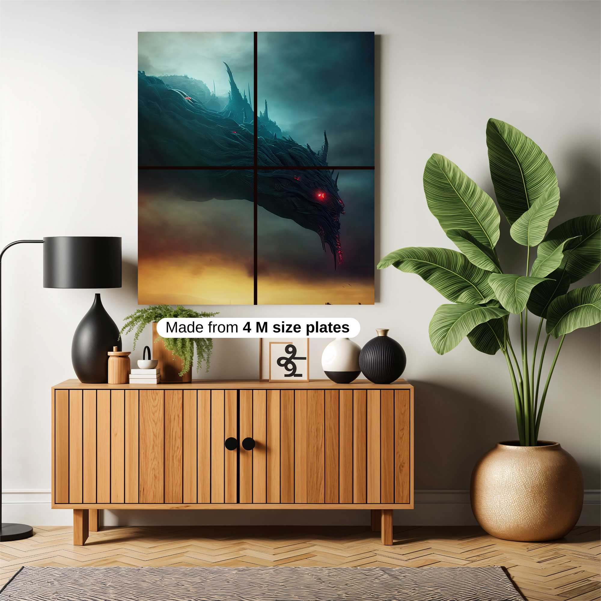 Godzilla Apocalyptic Safe Wall Magnetic / M