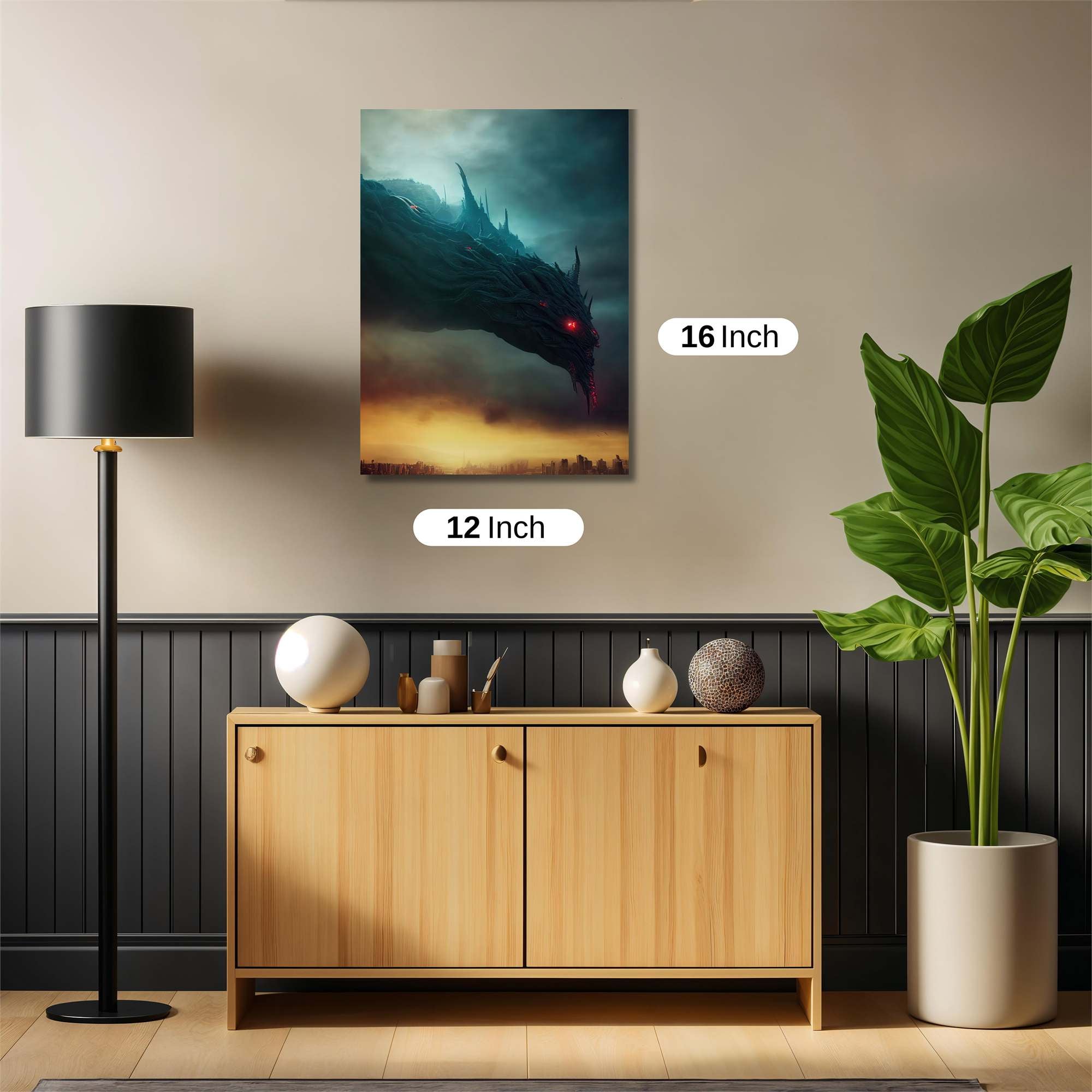 Godzilla Apocalyptic Safe Wall Magnetic / M