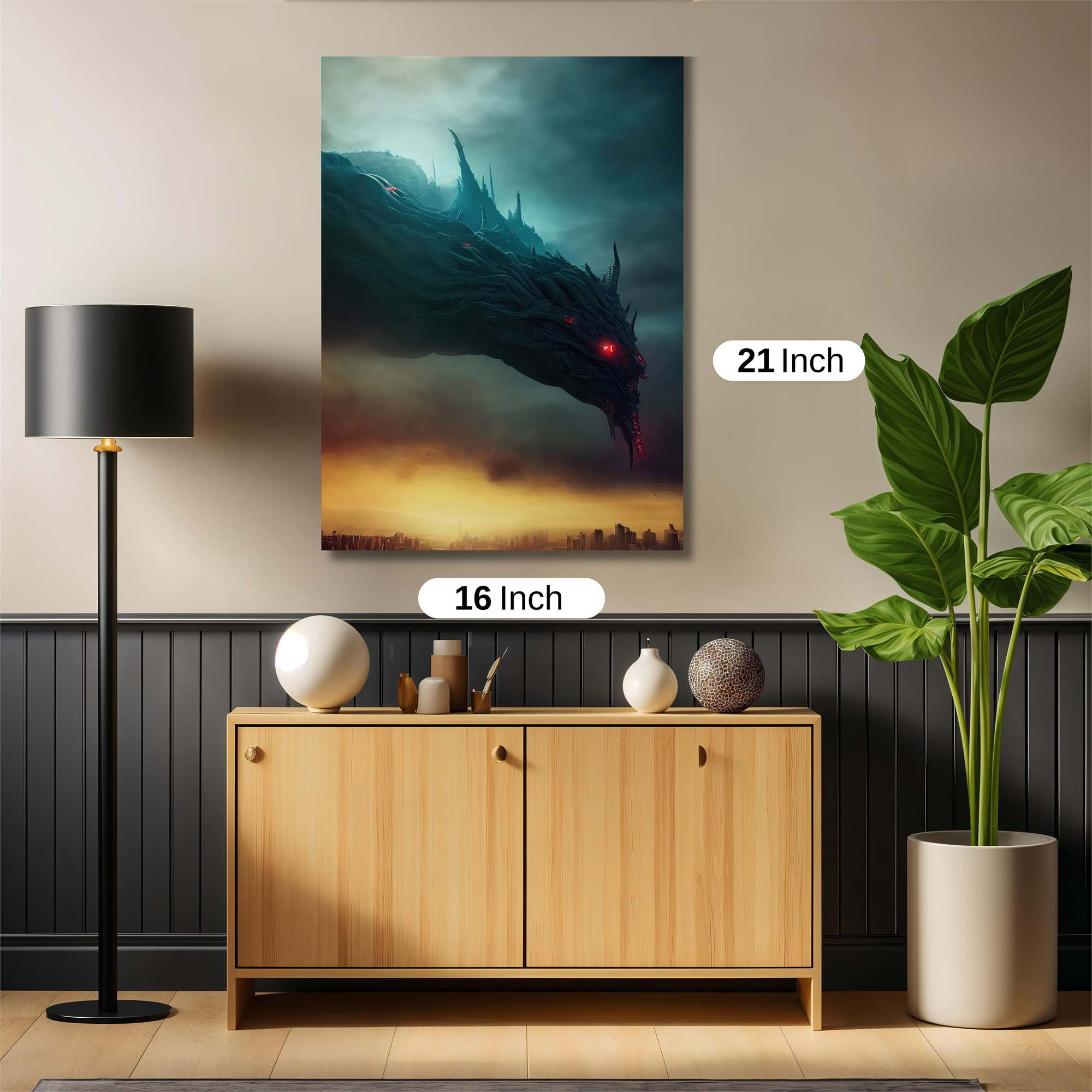 Godzilla Apocalyptic Safe Wall Magnetic / M