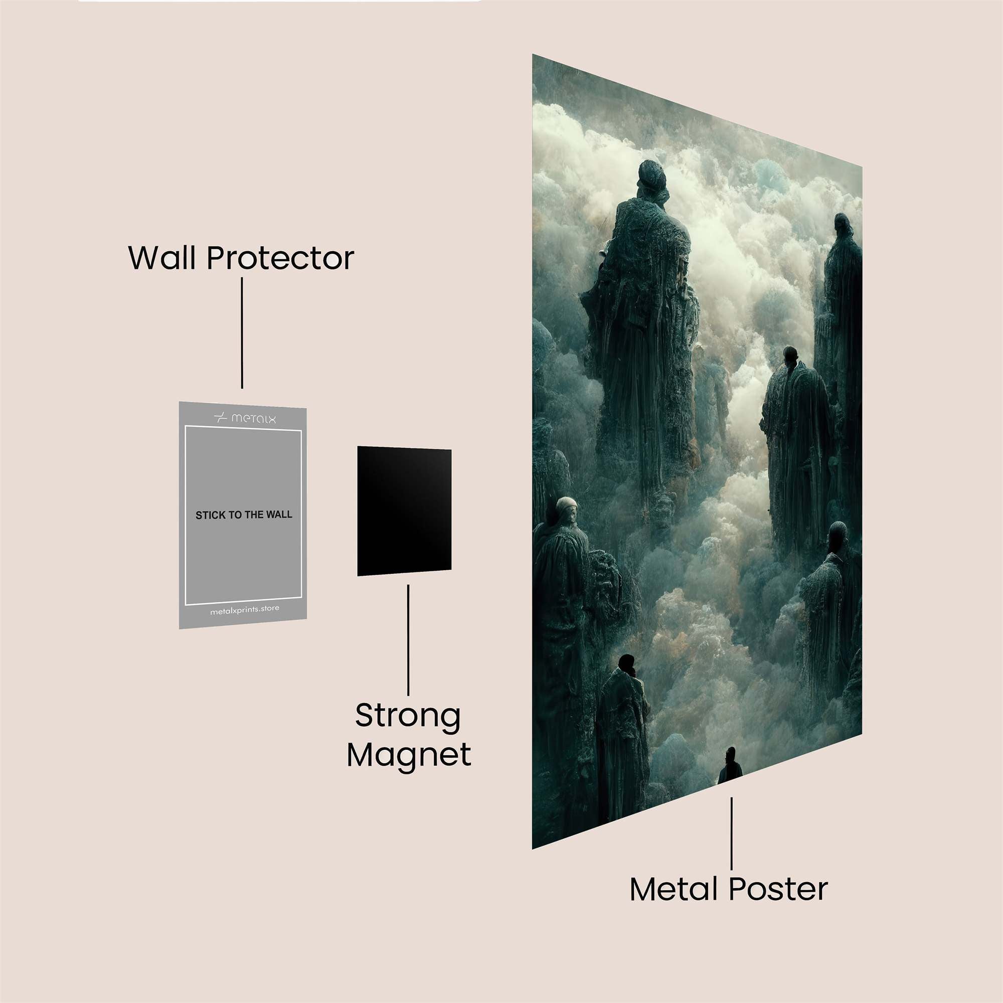 Guardians Serene Safe Wall Magnetic / M