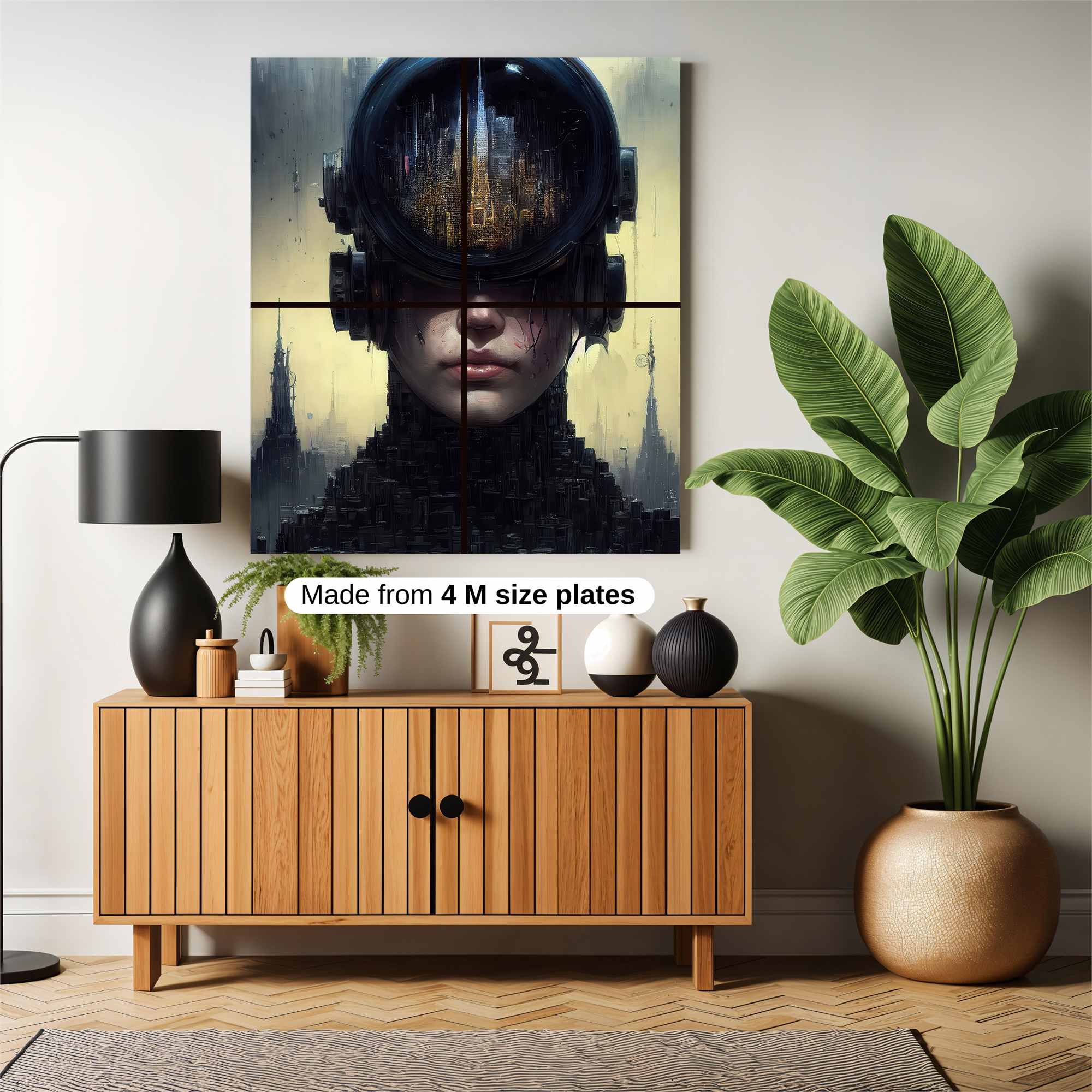 Cyberpunk Solitude Safe Wall Magnetic / M