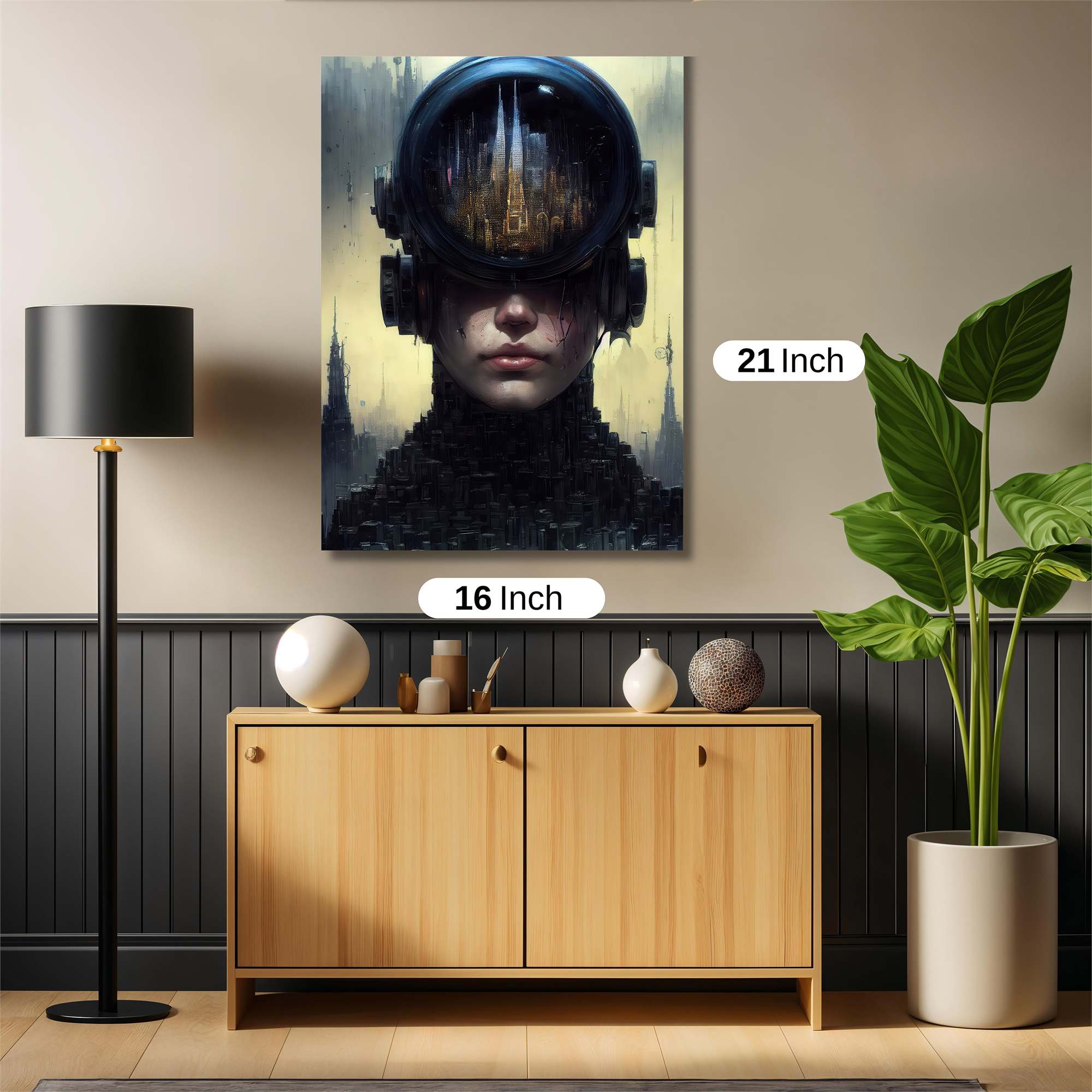 Cyberpunk Solitude Safe Wall Magnetic / M