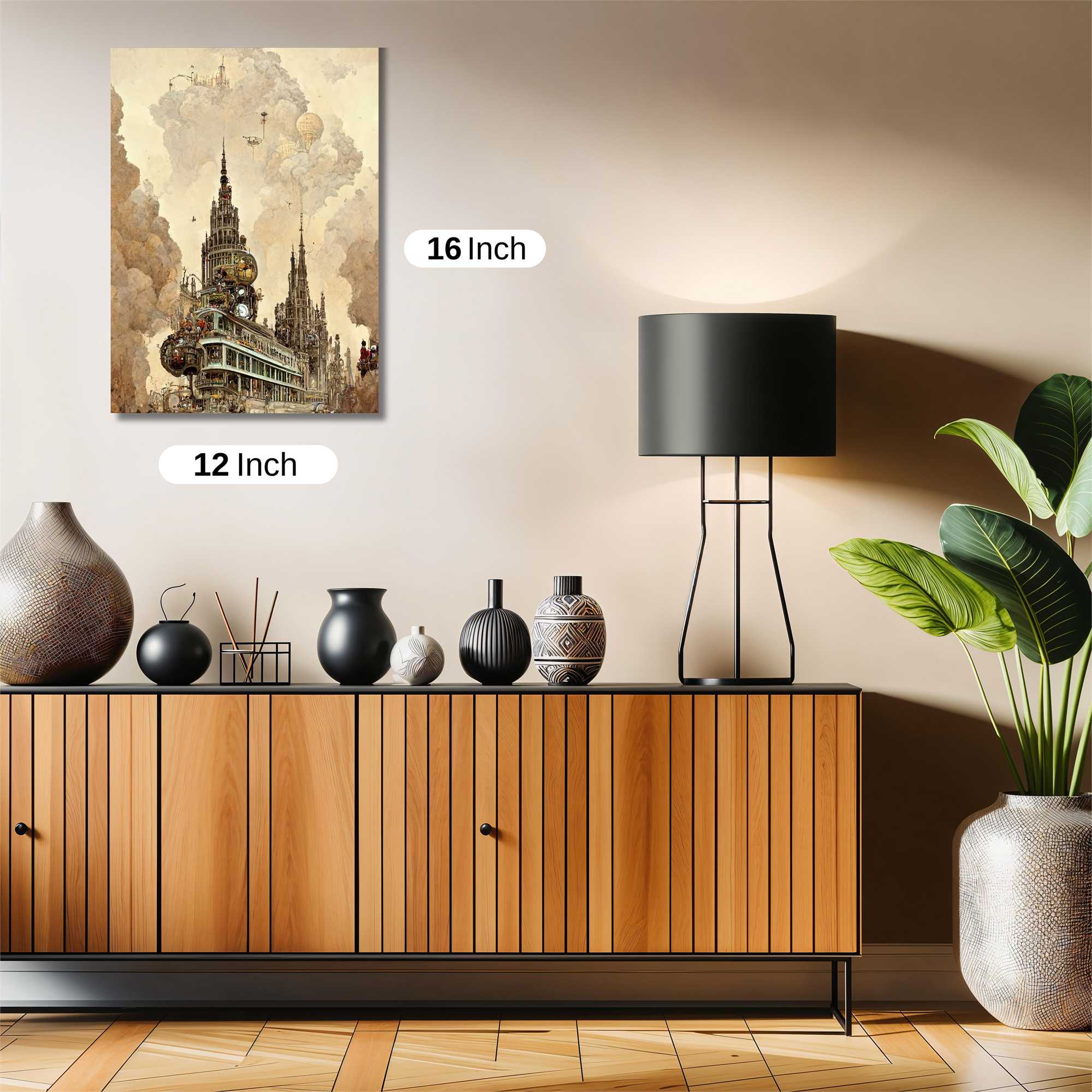 Steampunk Dreamscape Safe Wall Magnetic / M