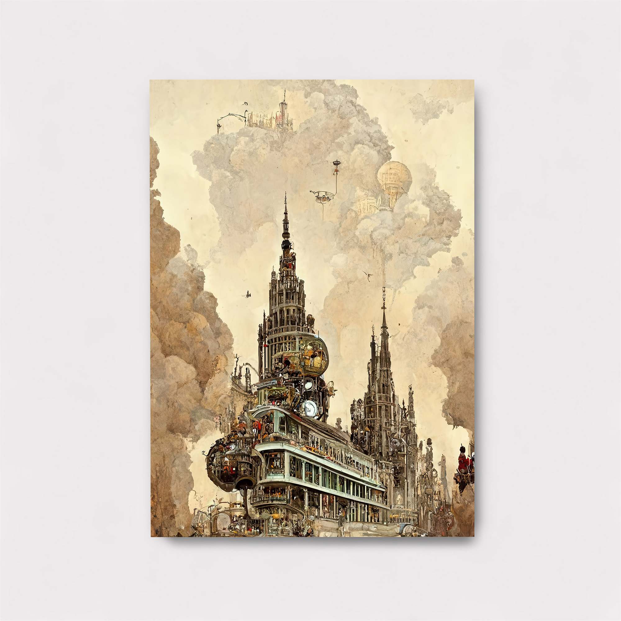 Steampunk Dreamscape Safe Wall Magnetic / M