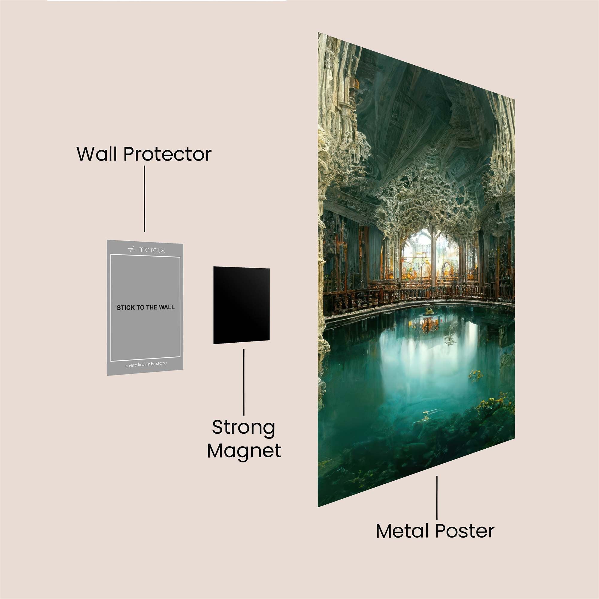 Grotto Enchantment Safe Wall Magnetic / M