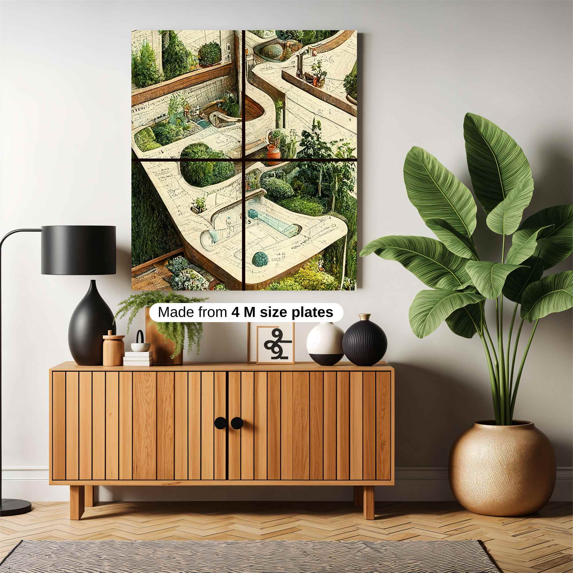 Garden Serenity Safe Wall Magnetic / M