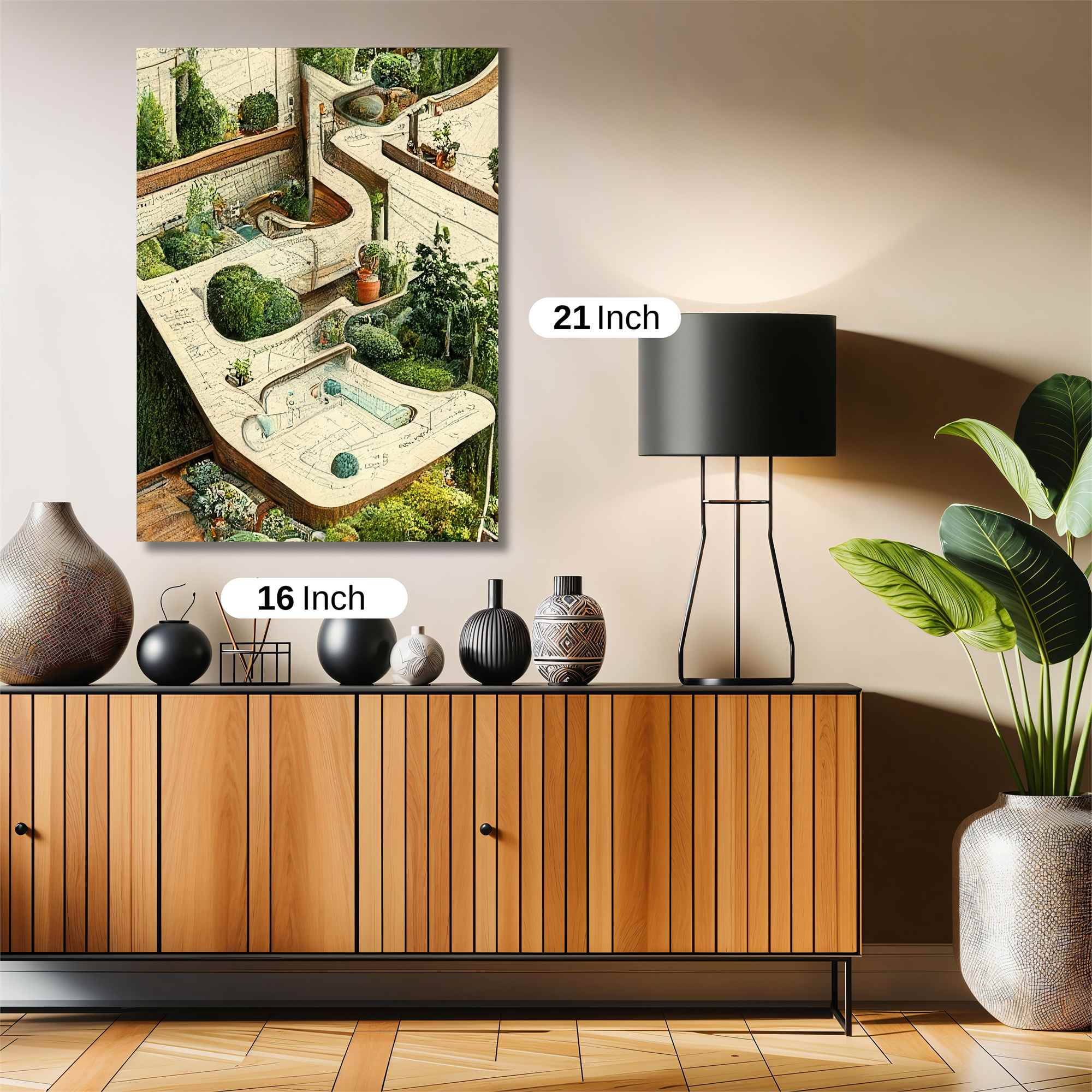 Garden Serenity Safe Wall Magnetic / M