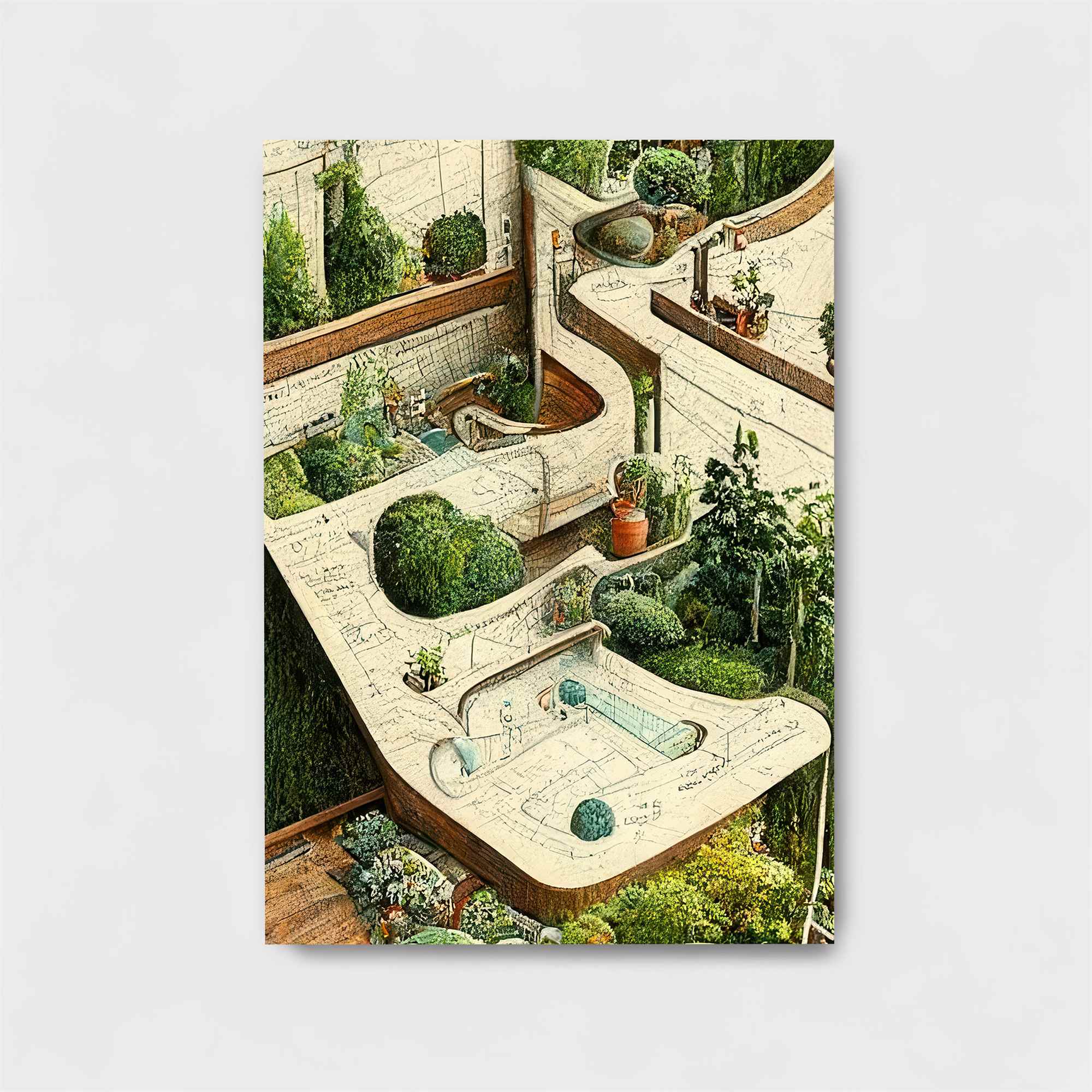 Garden Serenity Safe Wall Magnetic / M