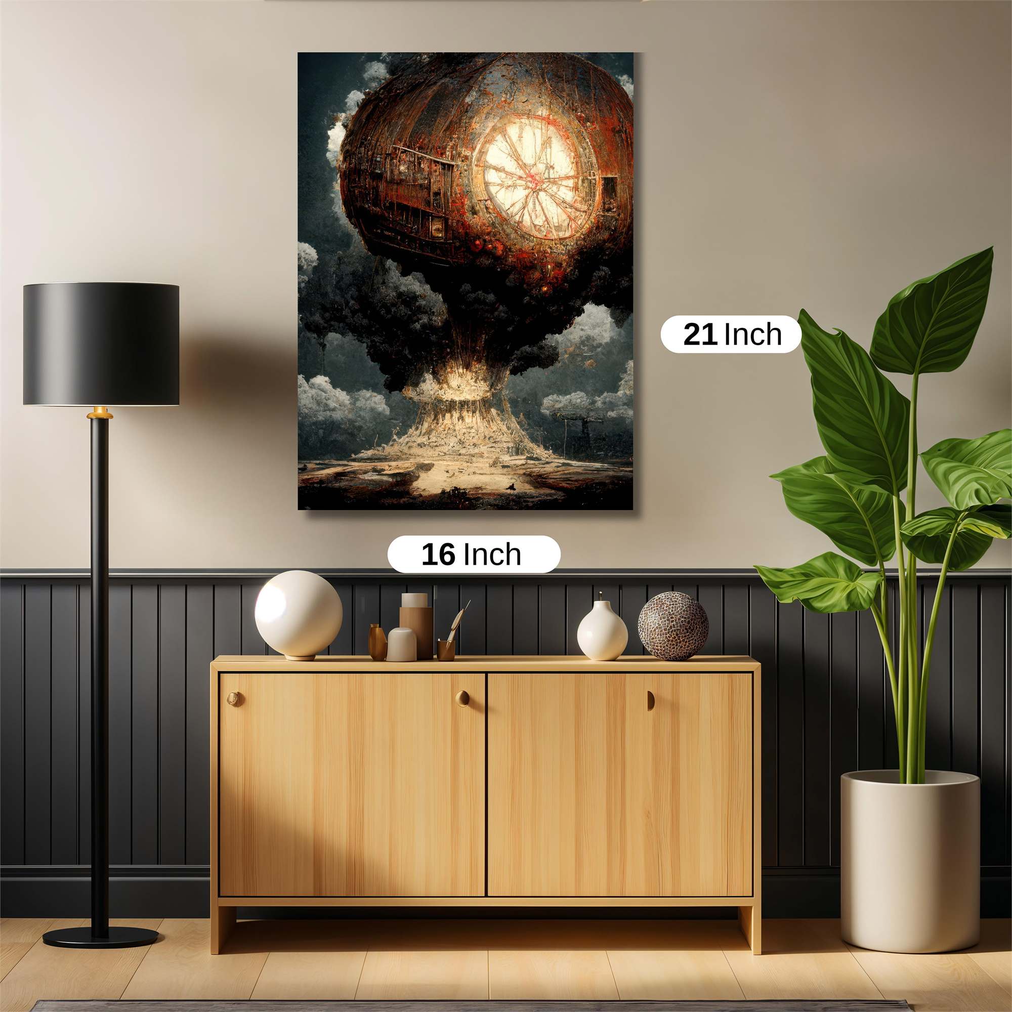Apocalyptic Sphere Safe Wall Magnetic / M