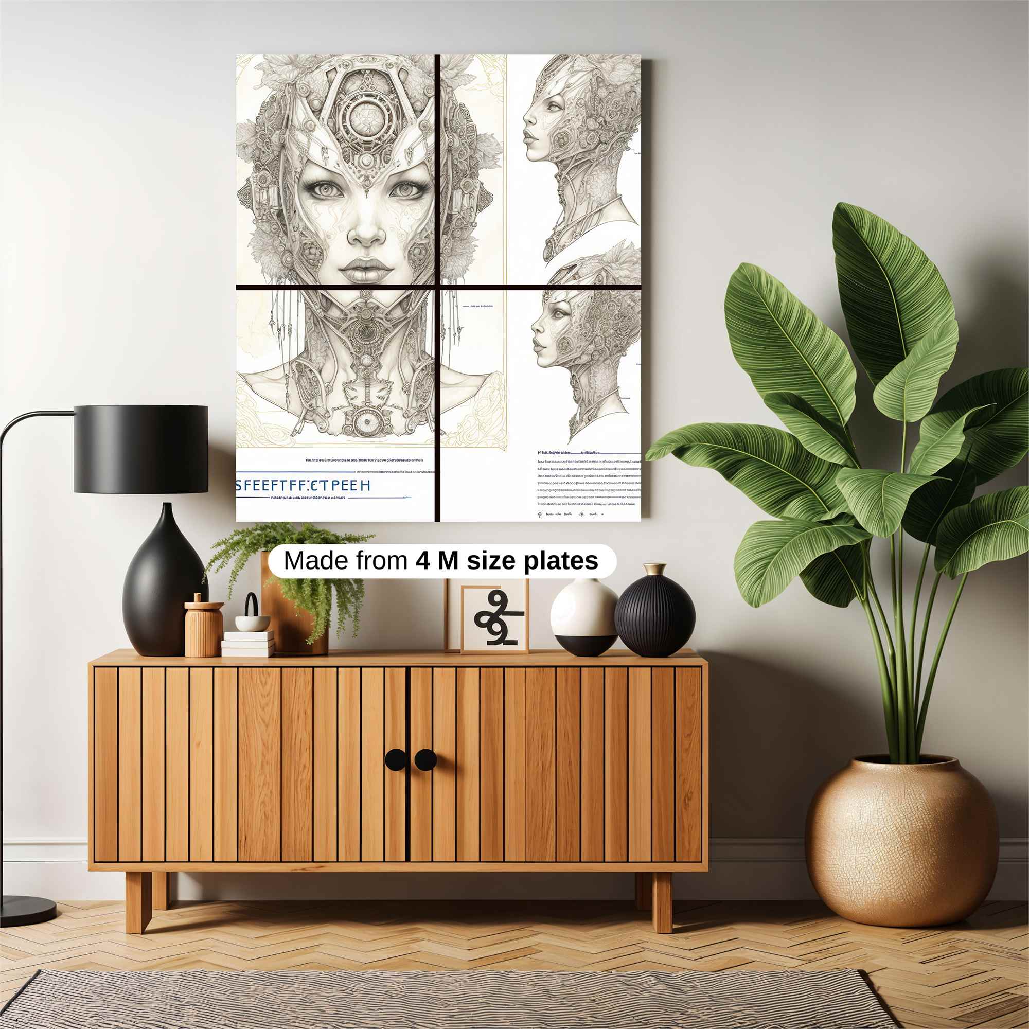 Cyber Goddess Safe Wall Magnetic / M