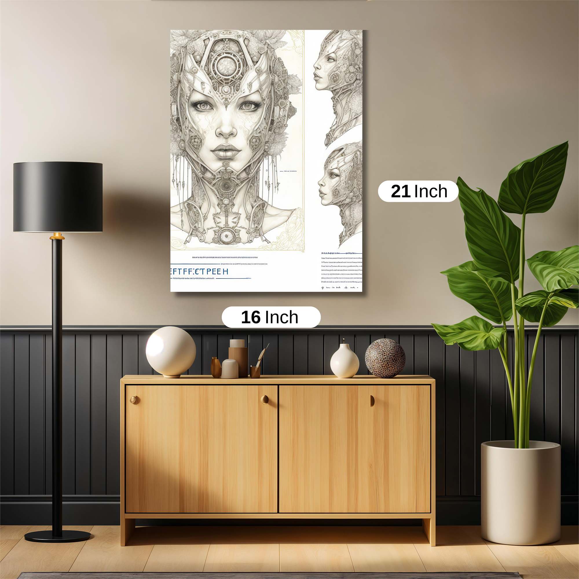 Cyber Goddess Safe Wall Magnetic / M