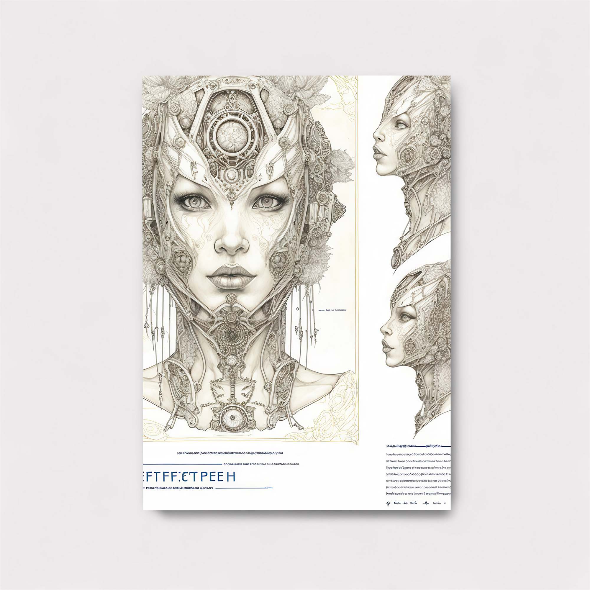 Cyber Goddess Safe Wall Magnetic / M