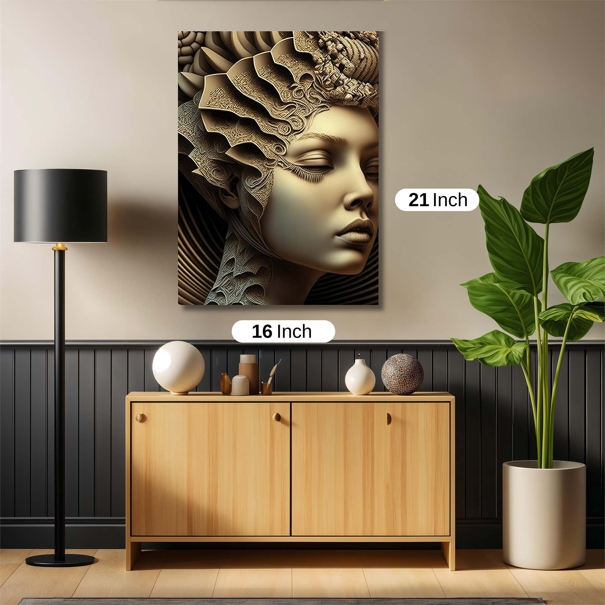 Sculpted Serenity Safe Wall Magnetic / M