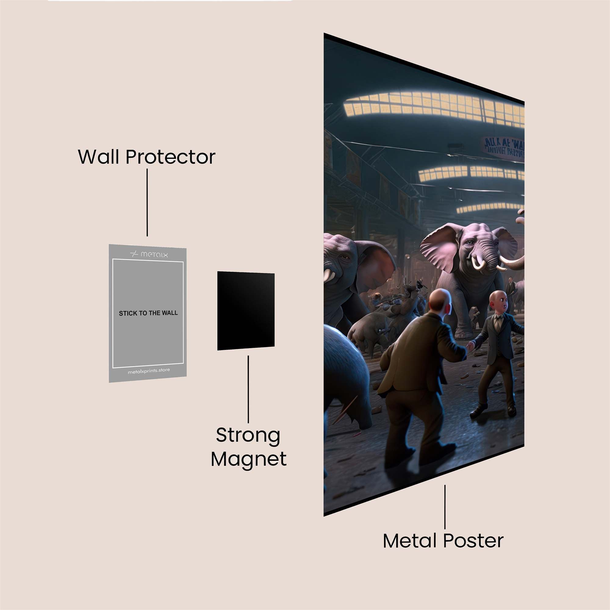 Circus Chaos Safe Wall Magnetic / M