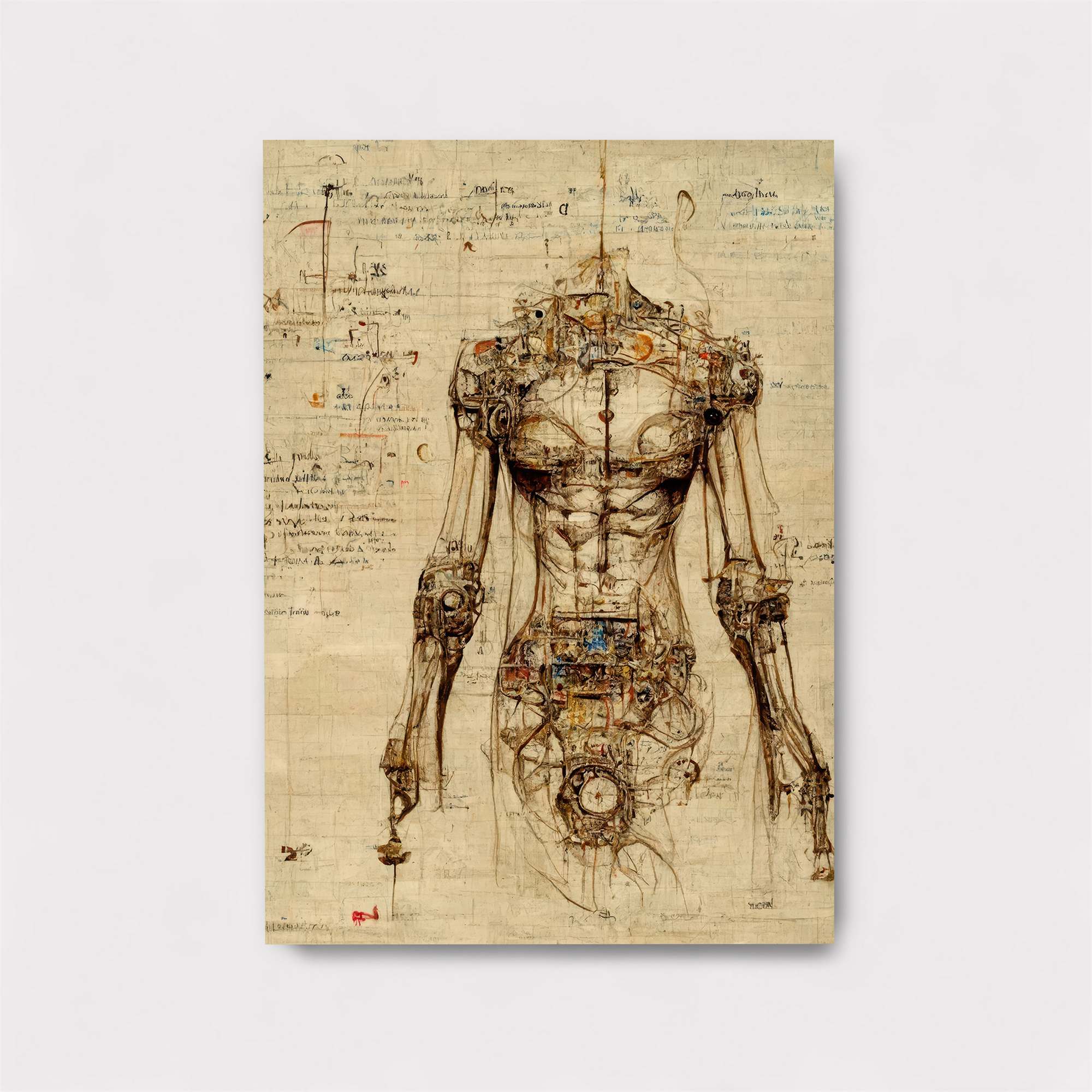 Vitruvian Cyborg Safe Wall Magnetic / M