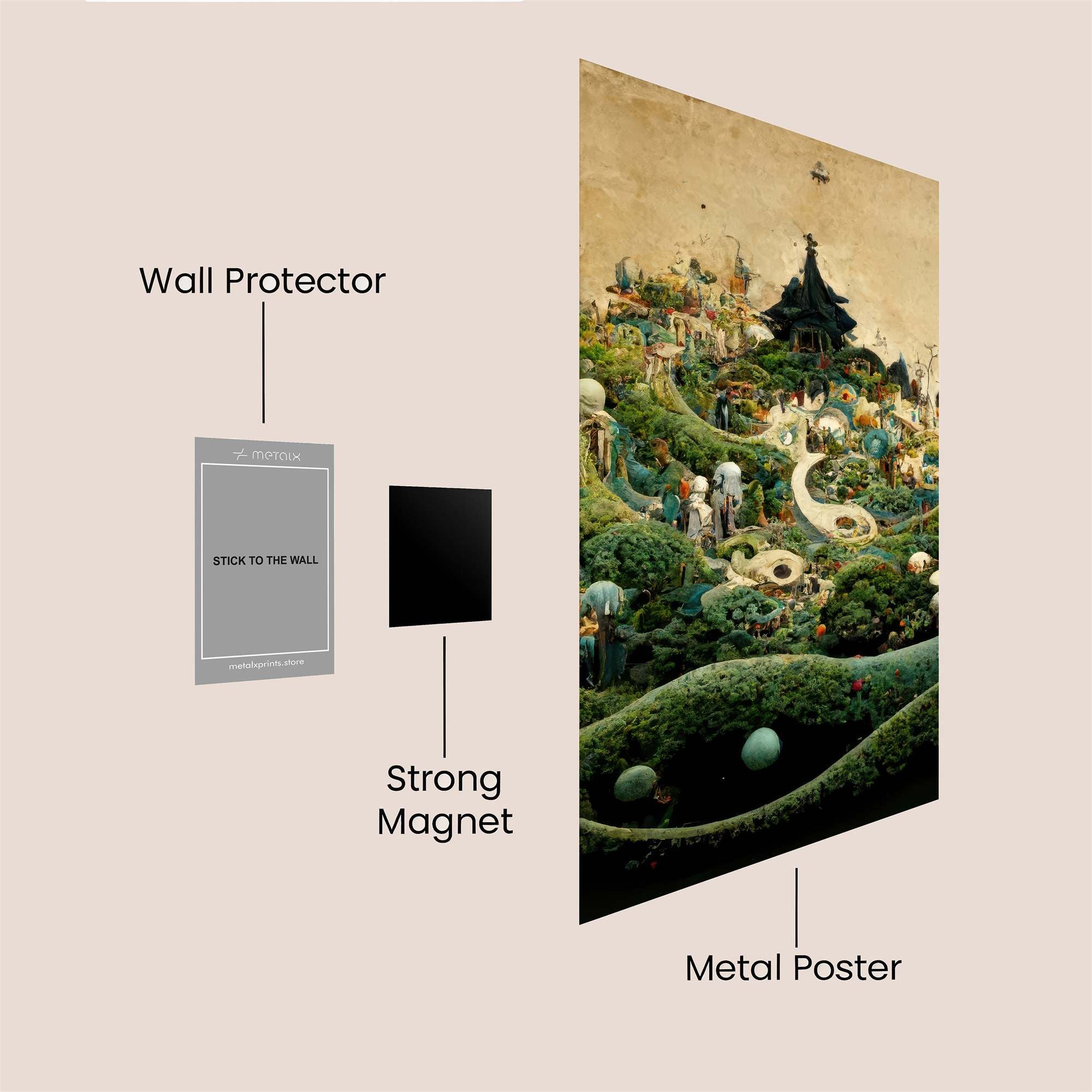 Enchanted Whimsy Safe Wall Magnetic / M