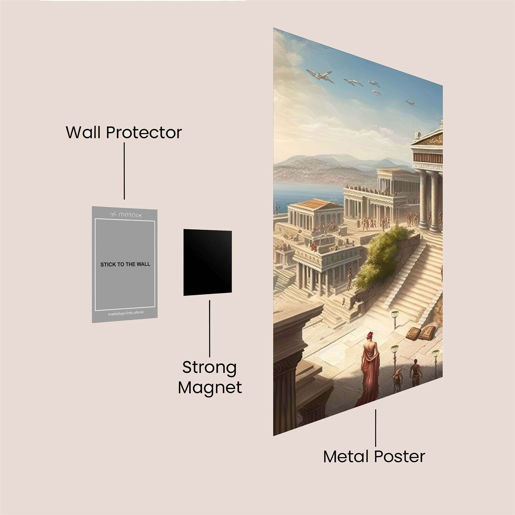 Athena Serene Safe Wall Magnetic / M