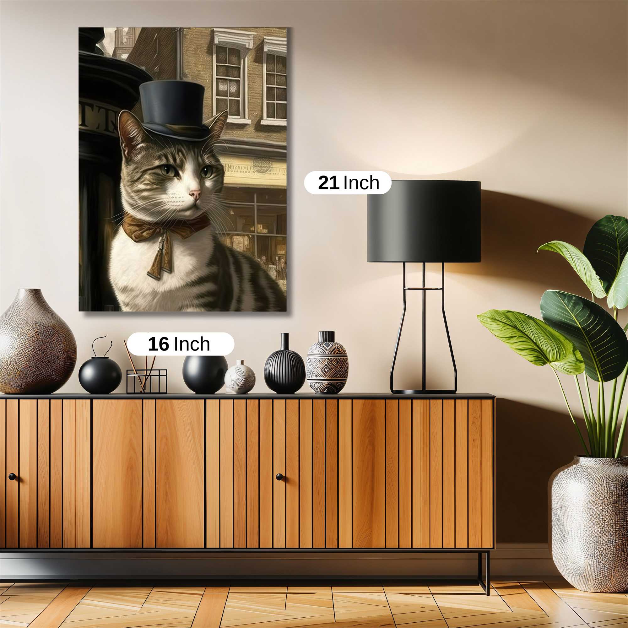 Gentlemanly Cat Safe Wall Magnetic / M
