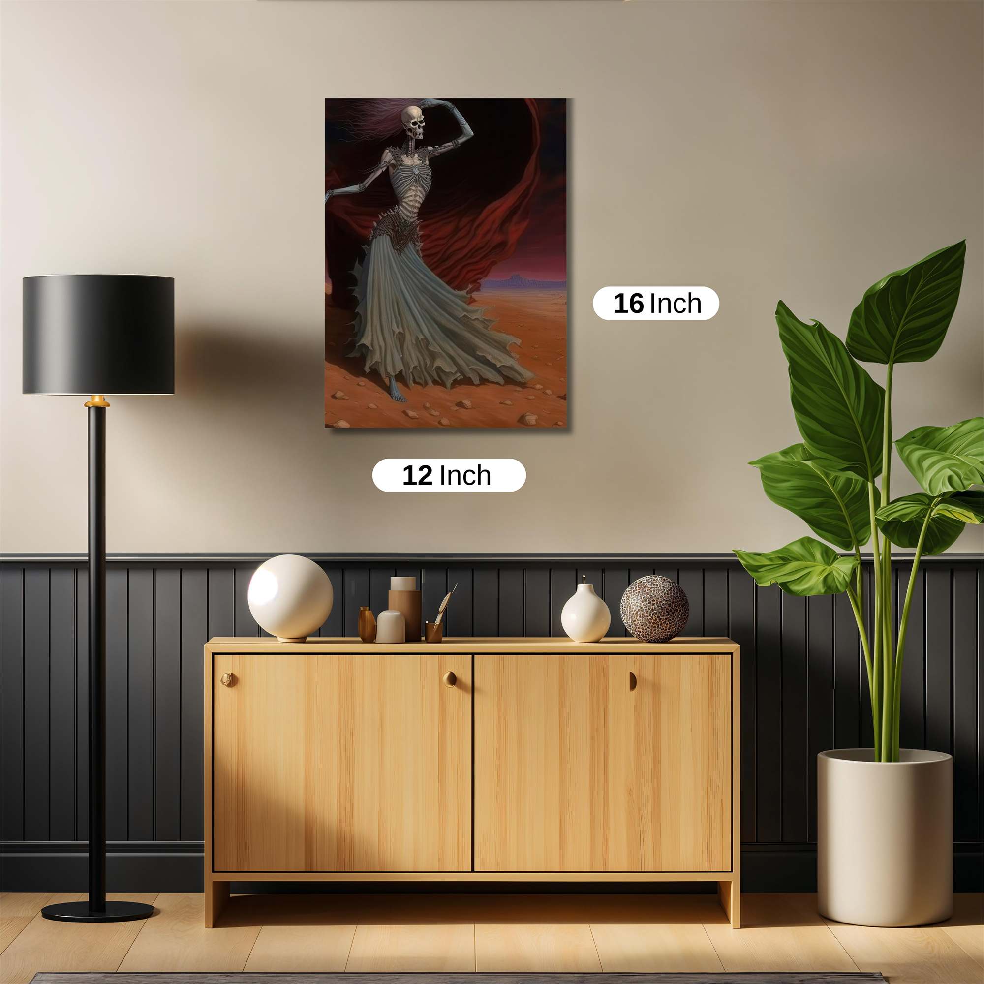 Skeleton Whimsy Safe Wall Magnetic / M
