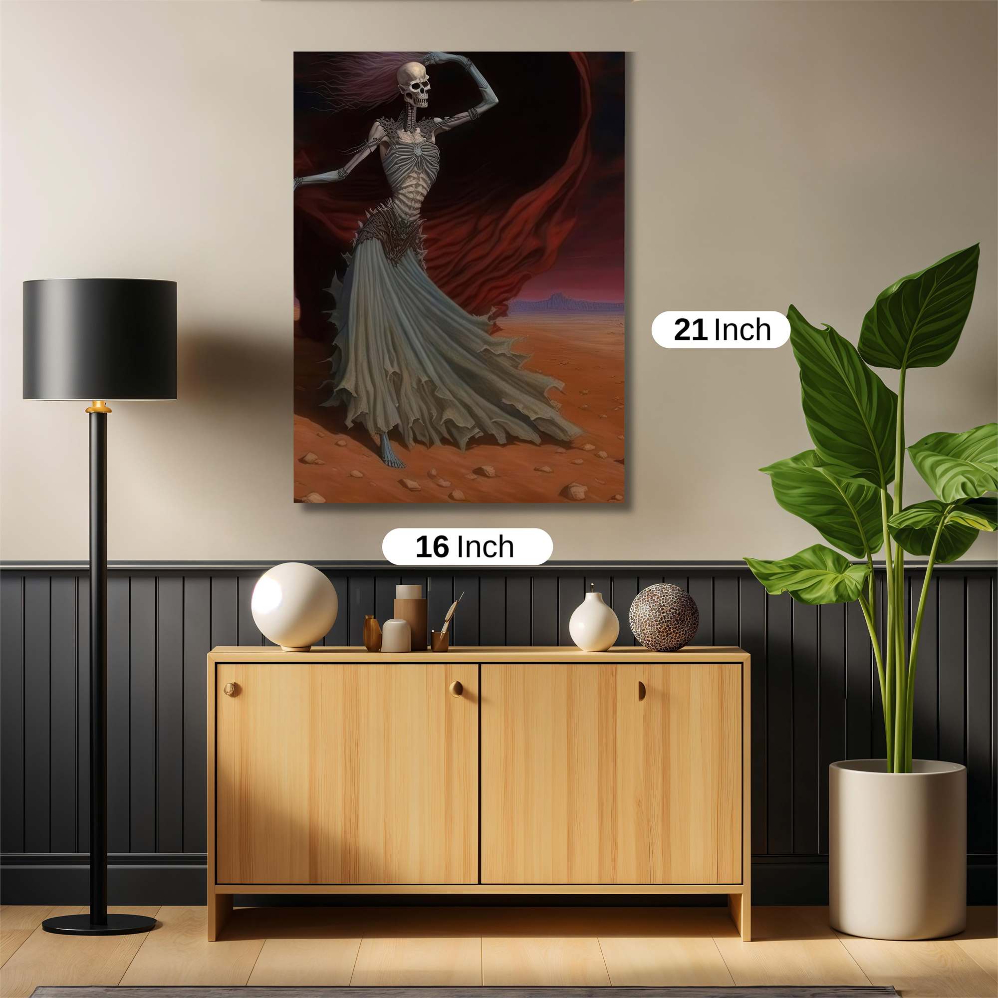 Skeleton Whimsy Safe Wall Magnetic / M