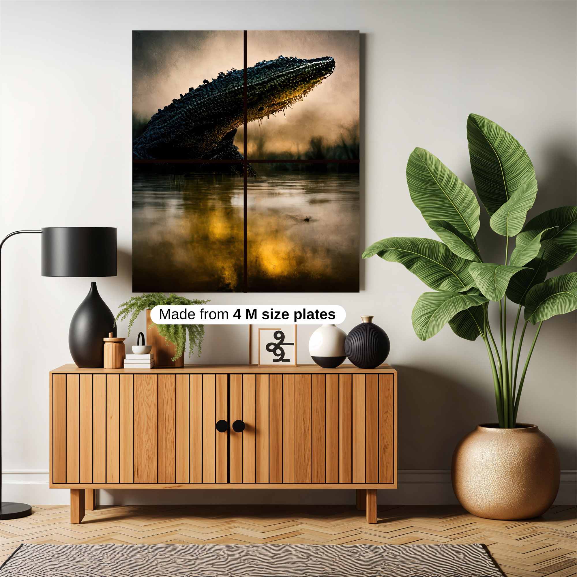 Crocodile Menace Safe Wall Magnetic / M