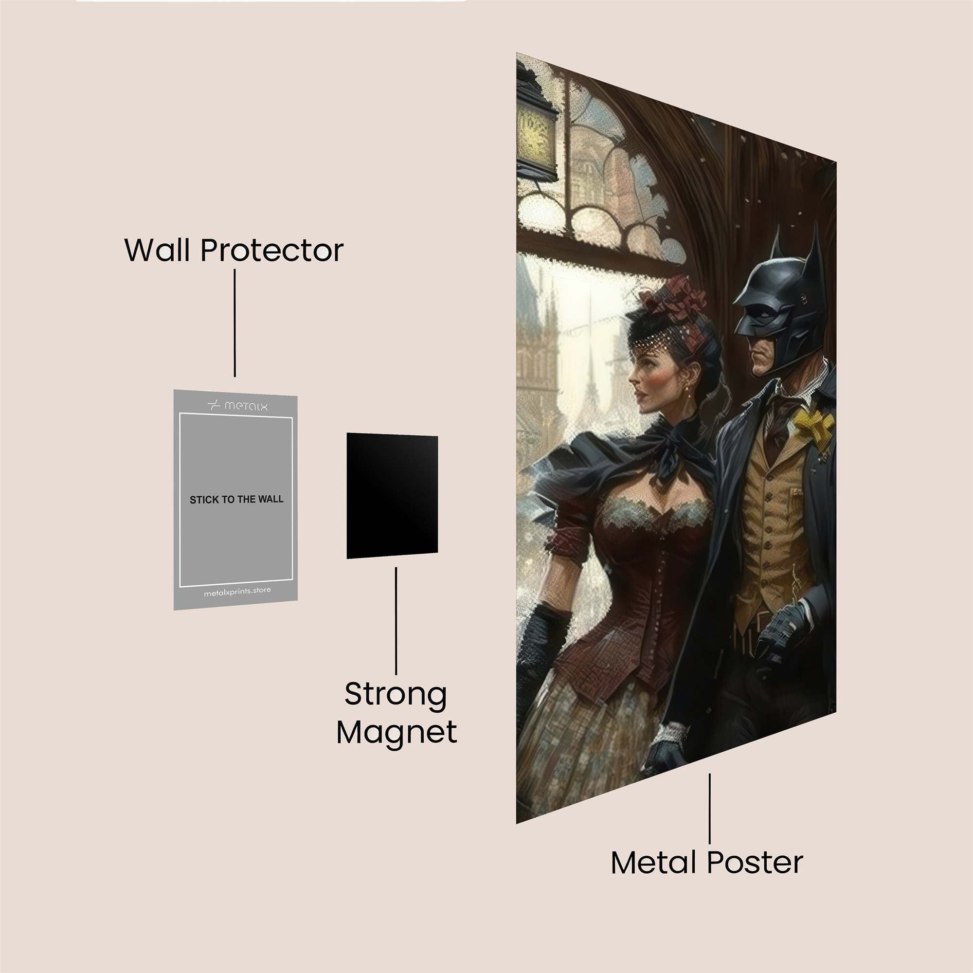 Batman Enigmatic Safe Wall Magnetic / M