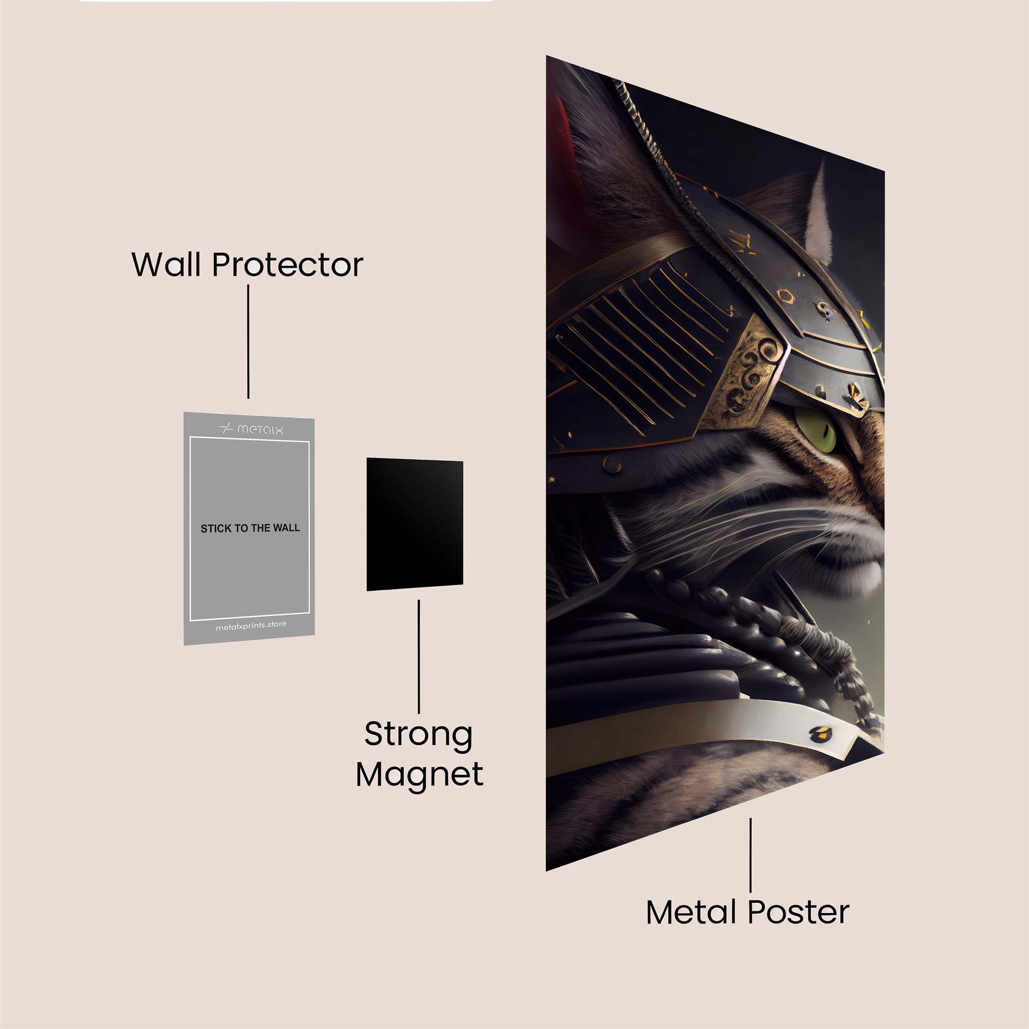 Samurai Serenity Safe Wall Magnetic / M