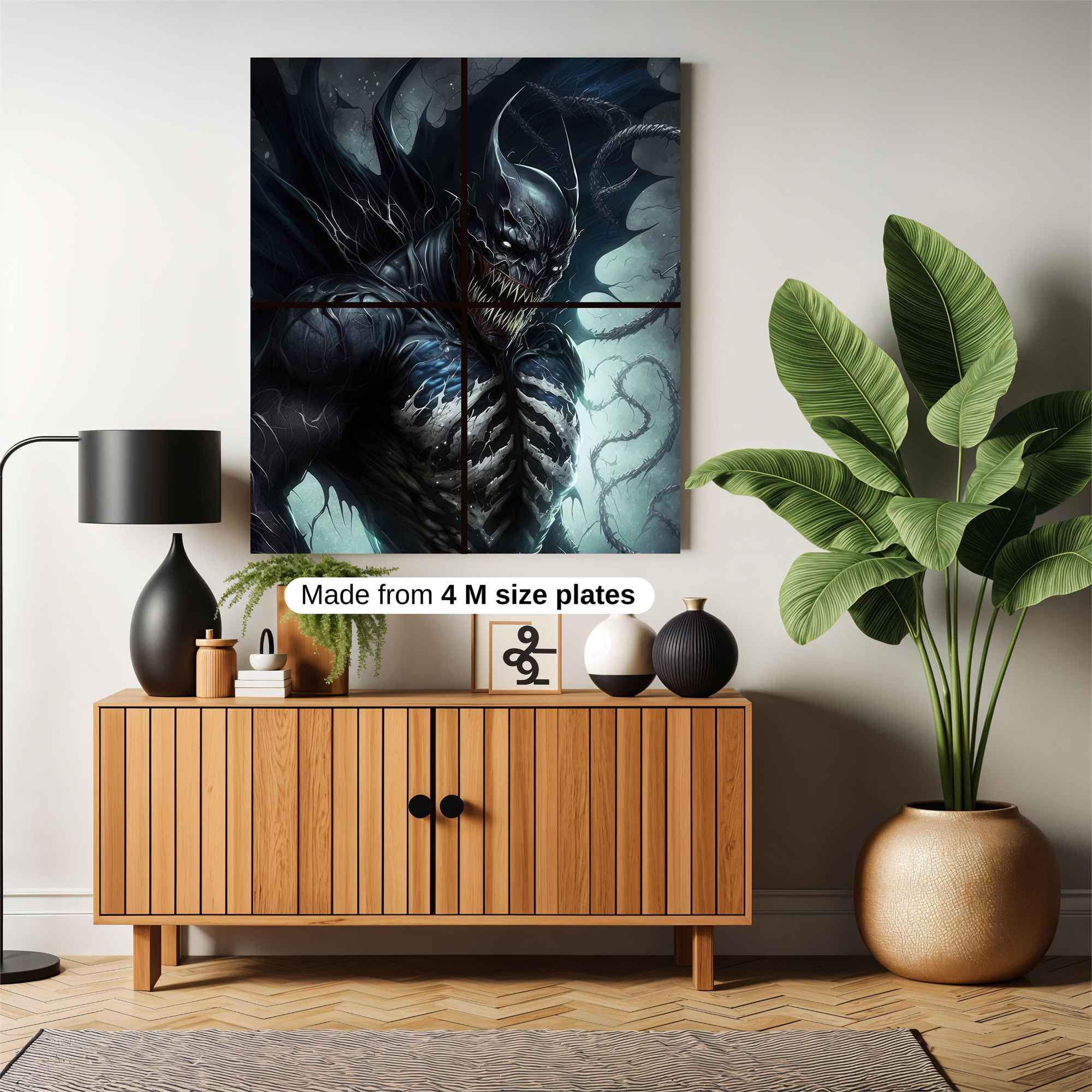Venomized Batman Safe Wall Magnetic / M