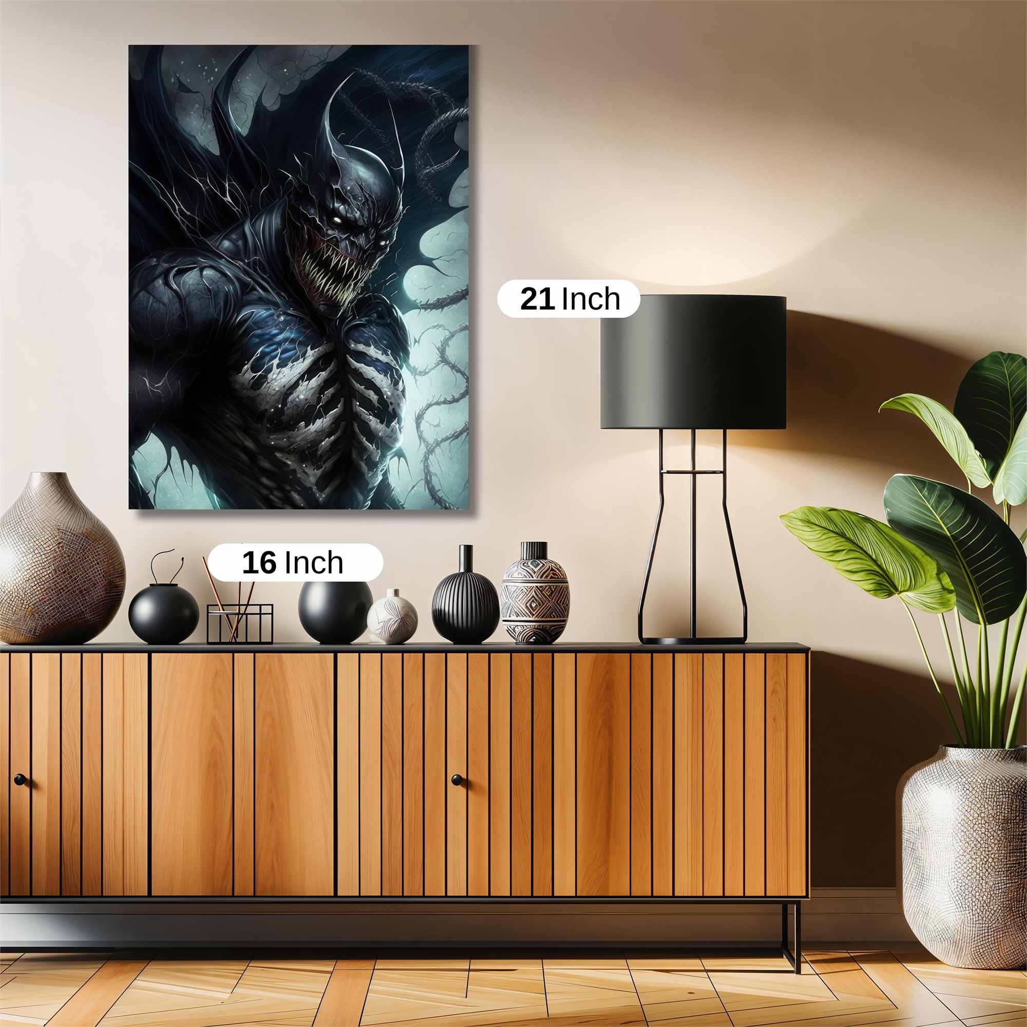 Venomized Batman Safe Wall Magnetic / M