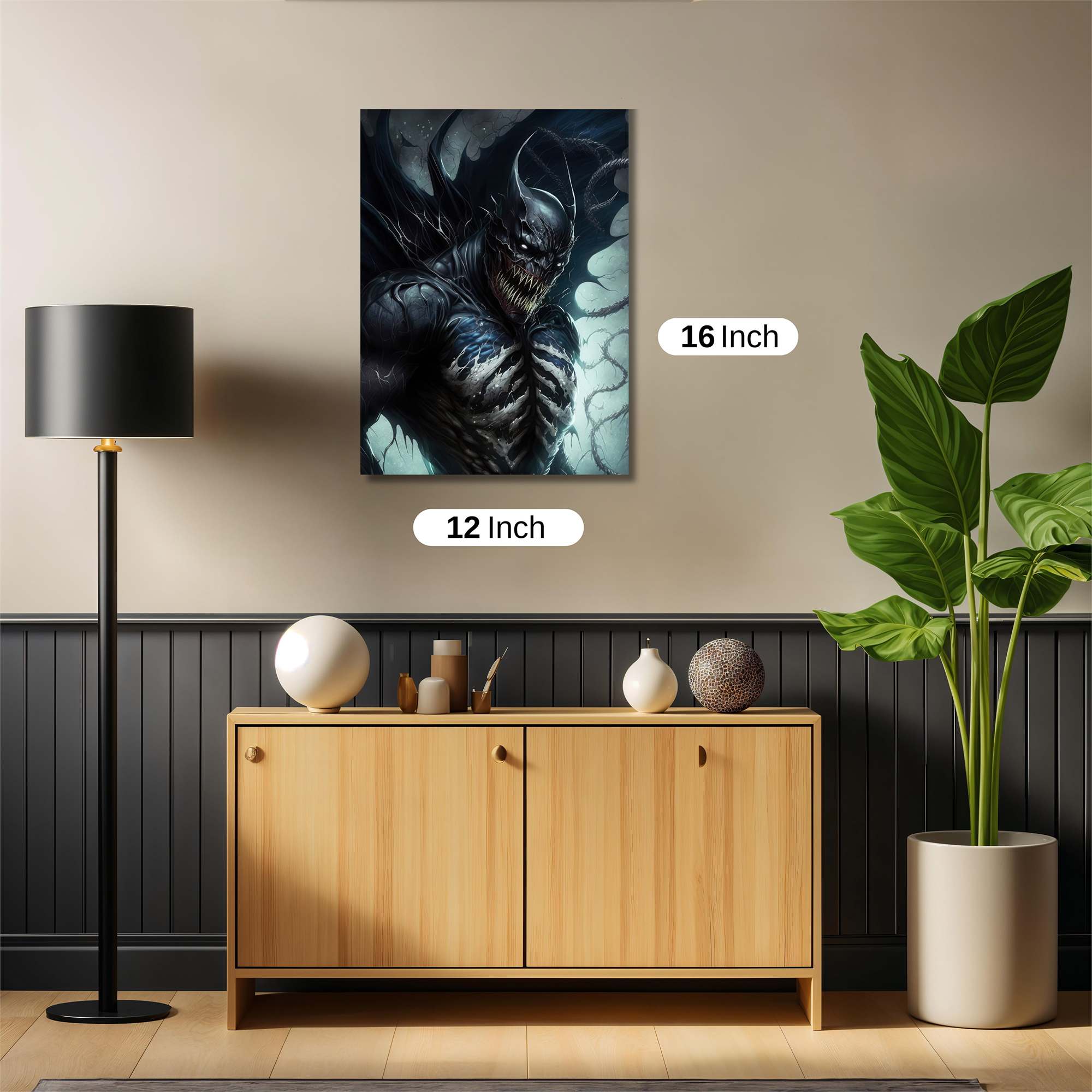 Venomized Batman Safe Wall Magnetic / M