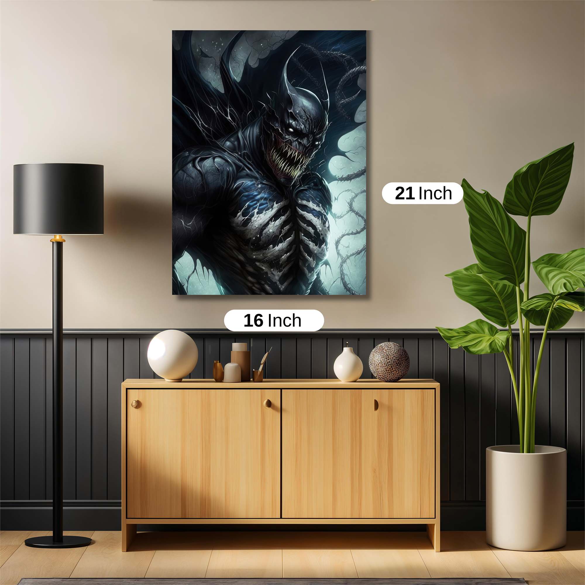 Venomized Batman Safe Wall Magnetic / M
