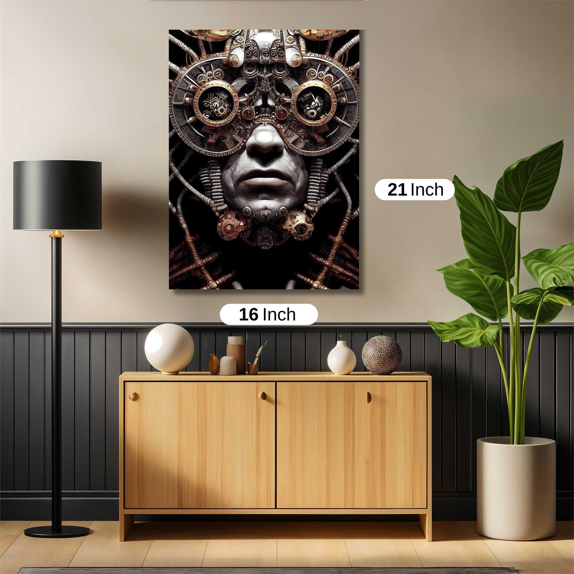 Steampunk Enigma Safe Wall Magnetic / M