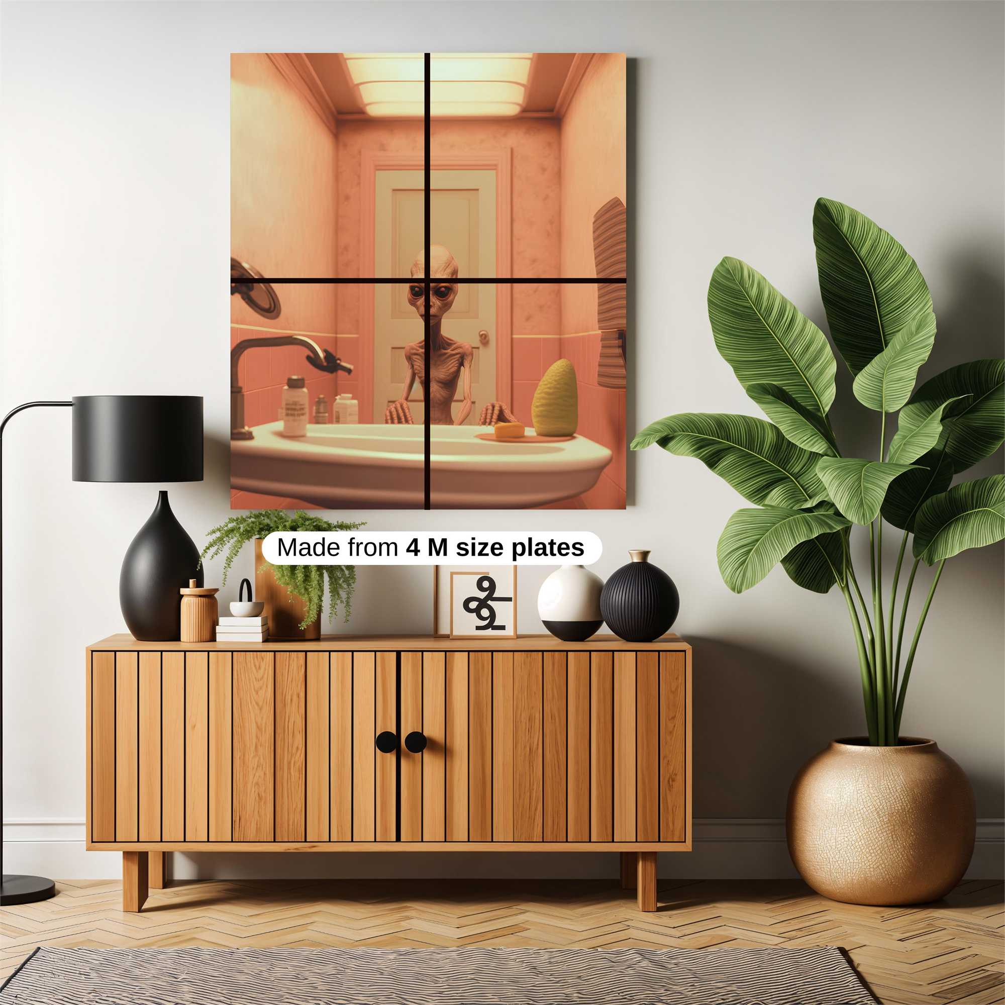Alien Curiosity Safe Wall Magnetic / M